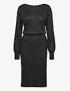 CERET Knit Dress - BLACK BEAUTY