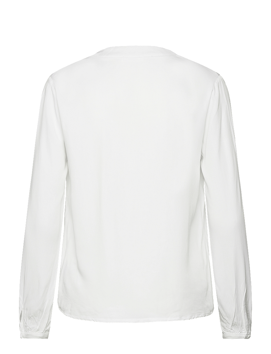Tamaris Apparel - CISNA V- neck blouse - langärmelige blusen - bright white - 1