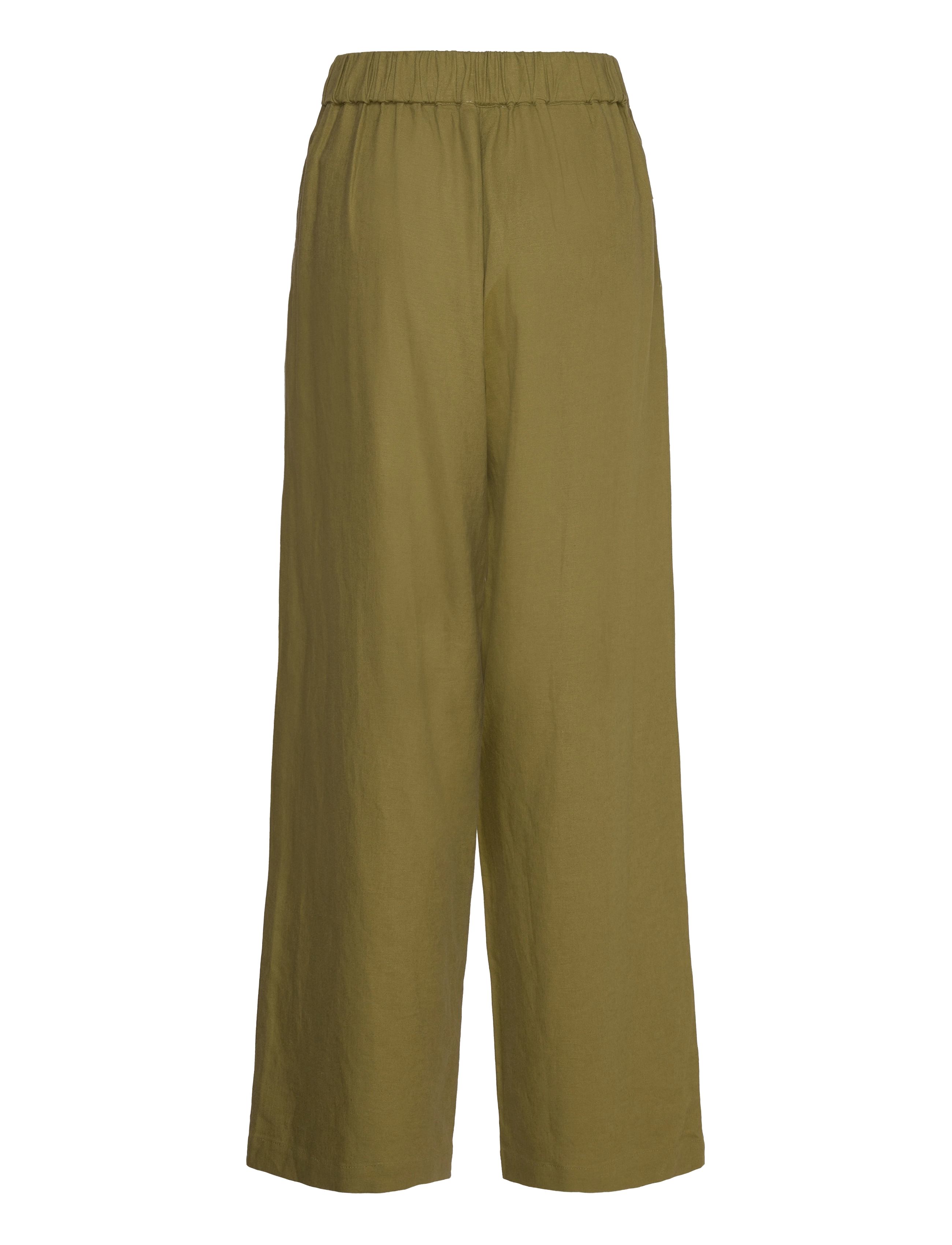 Tamaris Apparel - COGNIN Wide linen pants - bukser med brede ben - sphagnum - 1