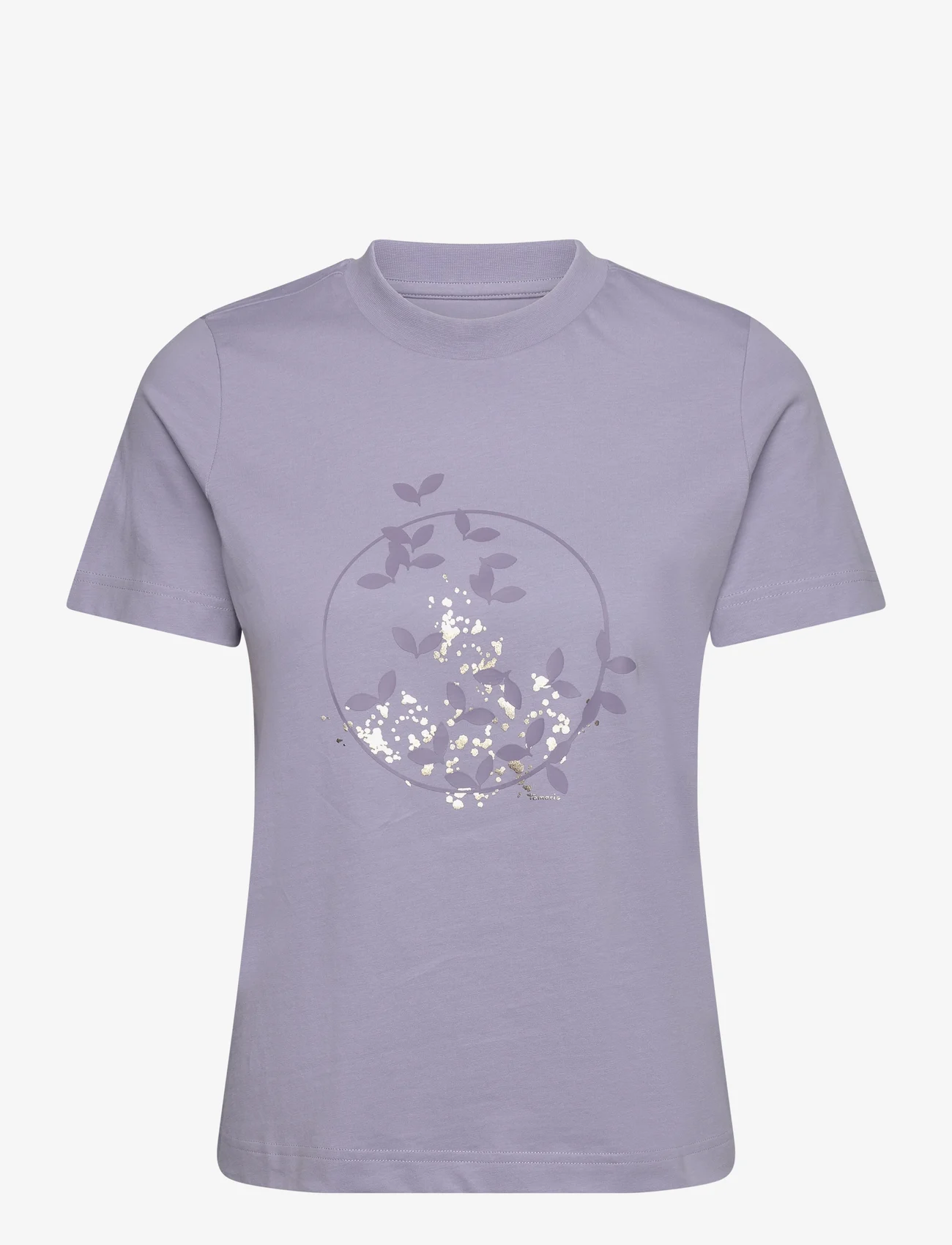 Tamaris Apparel - AGEN Regular tee with print - t-shirts - languid lavender - 0