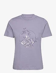 Tamaris Apparel - AGEN Regular tee with print - t-shirts - languid lavender - 0