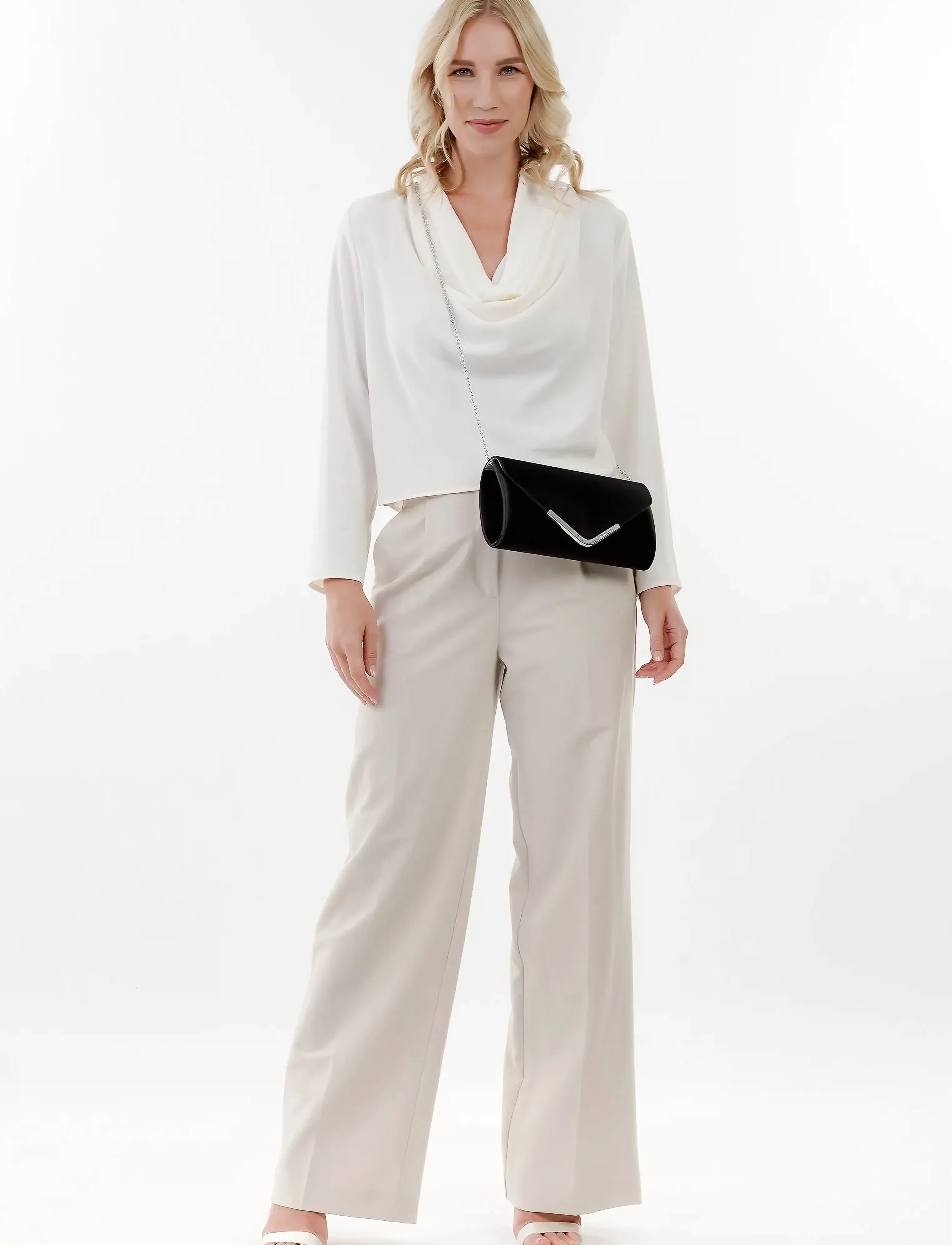 Tamaris Bags Tas Amalia, Kvinder, Aften Clutch Taske, Sort, Str: ONE SIZE