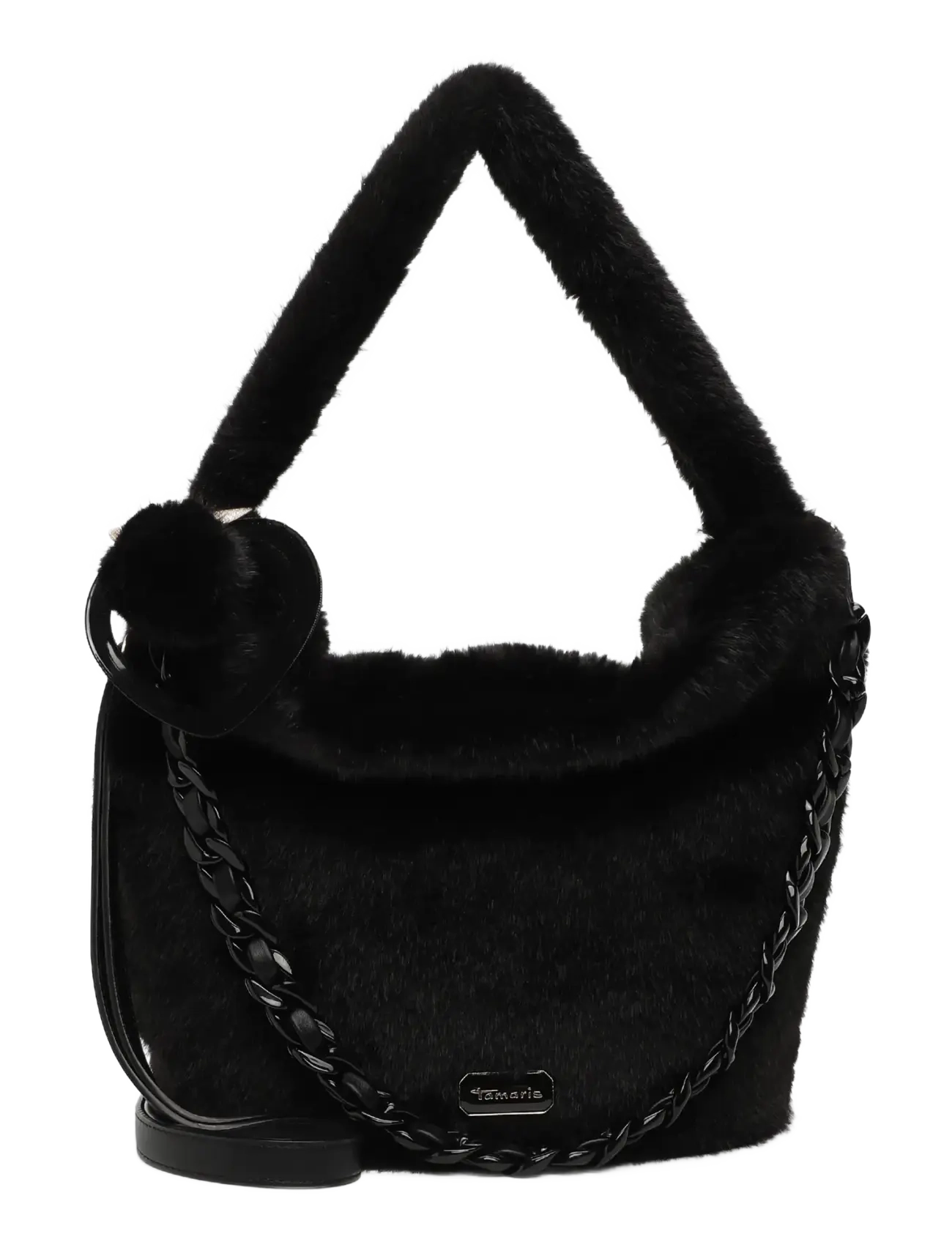 Tamaris Bags Tas Marijana, Kvinder, Plys Skuldertaske, Sort, Str: ONE SIZE