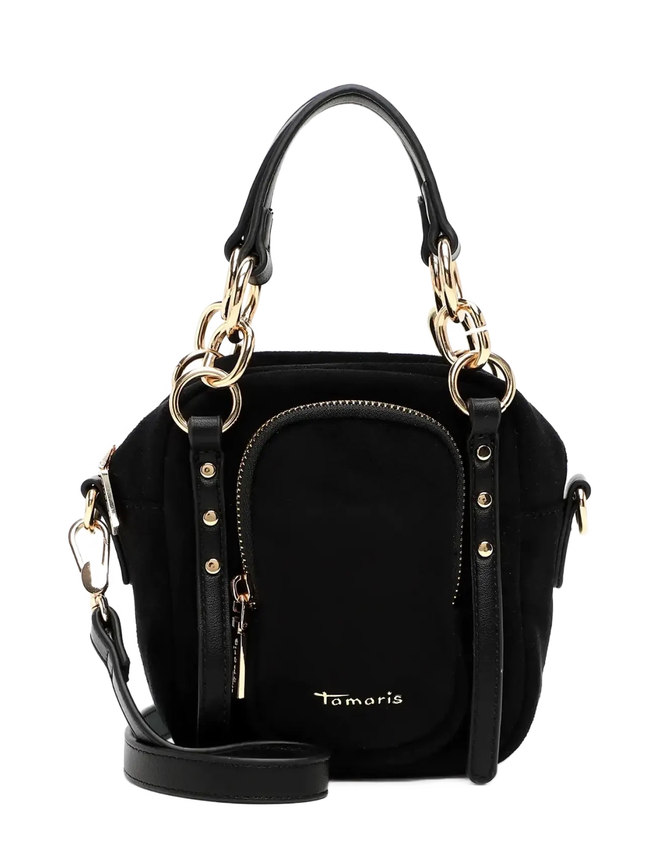 Tamaris Bags Tas Manja Sc, Damen, Kettenumhängetasche, Schwarz, Gr.ONE SIZE