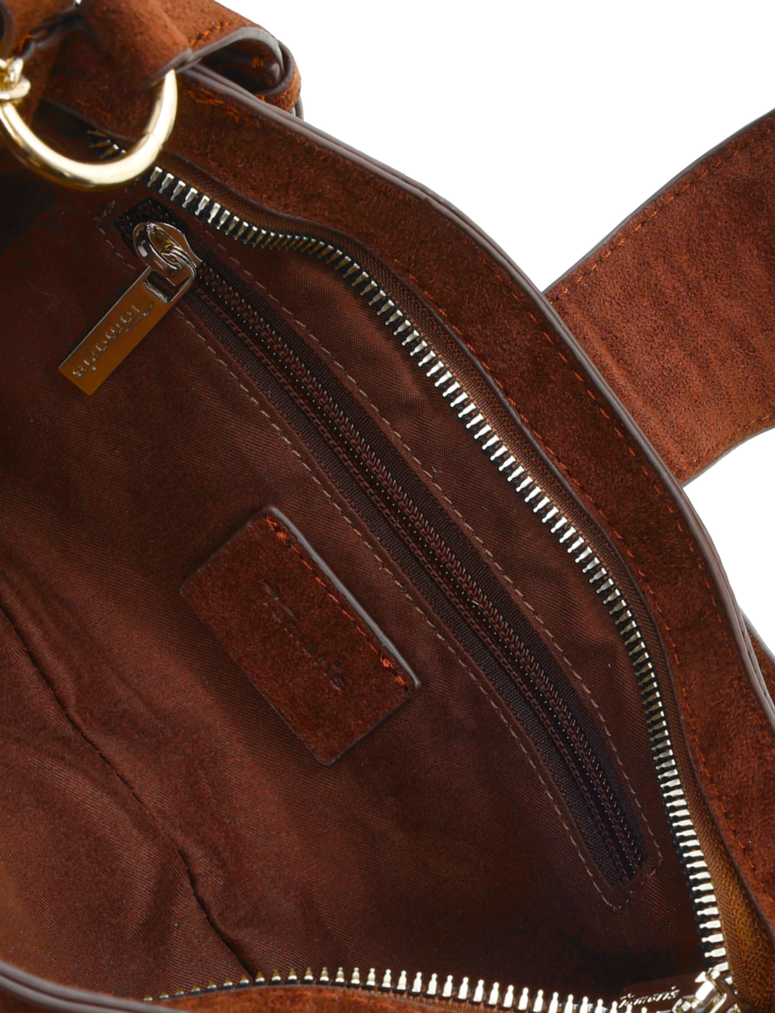 Tamaris Bags - TAS Marina Suede - käekotid - cognac - 3