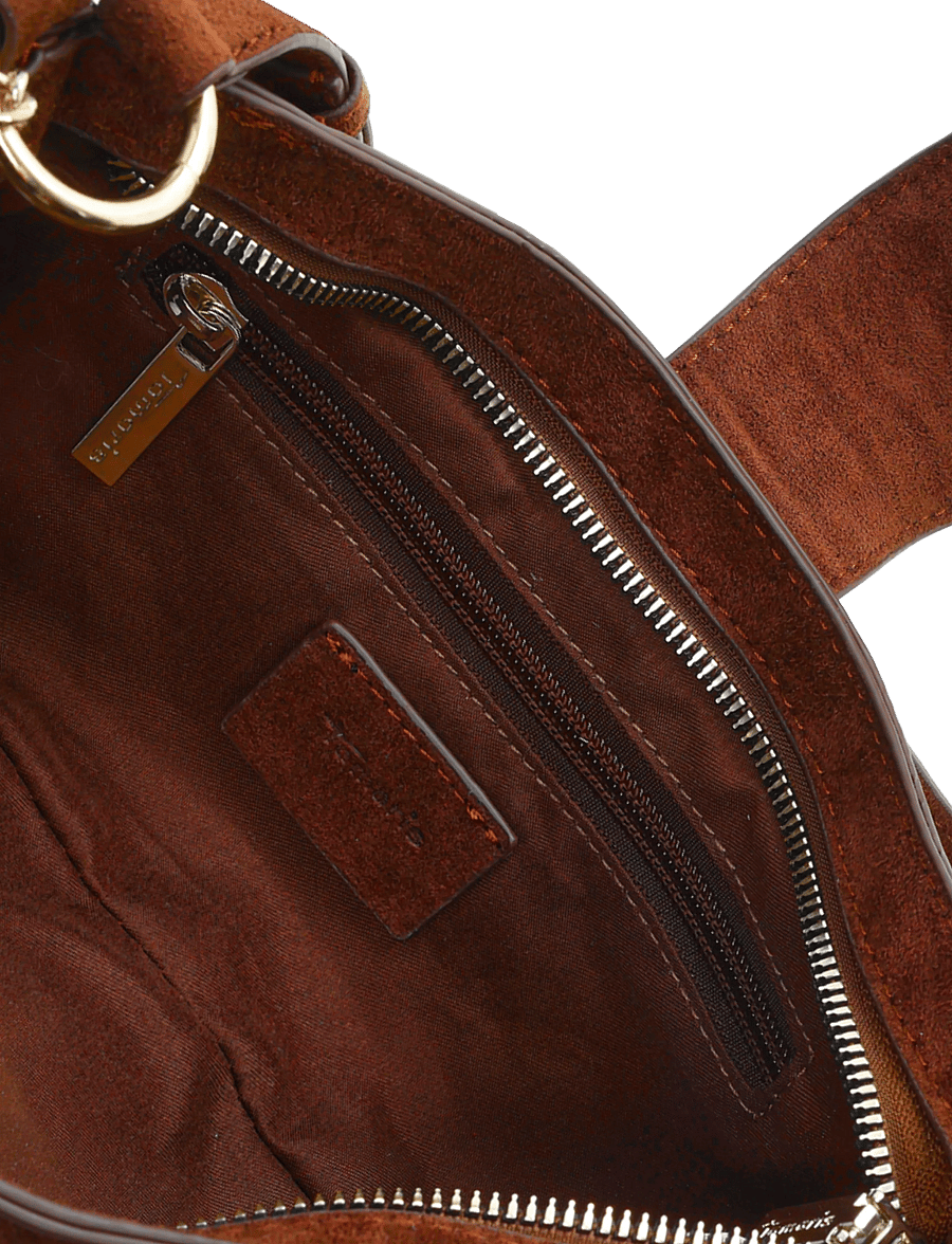 Tamaris Bags - TAS Marina Suede - käekotid - cognac - 3