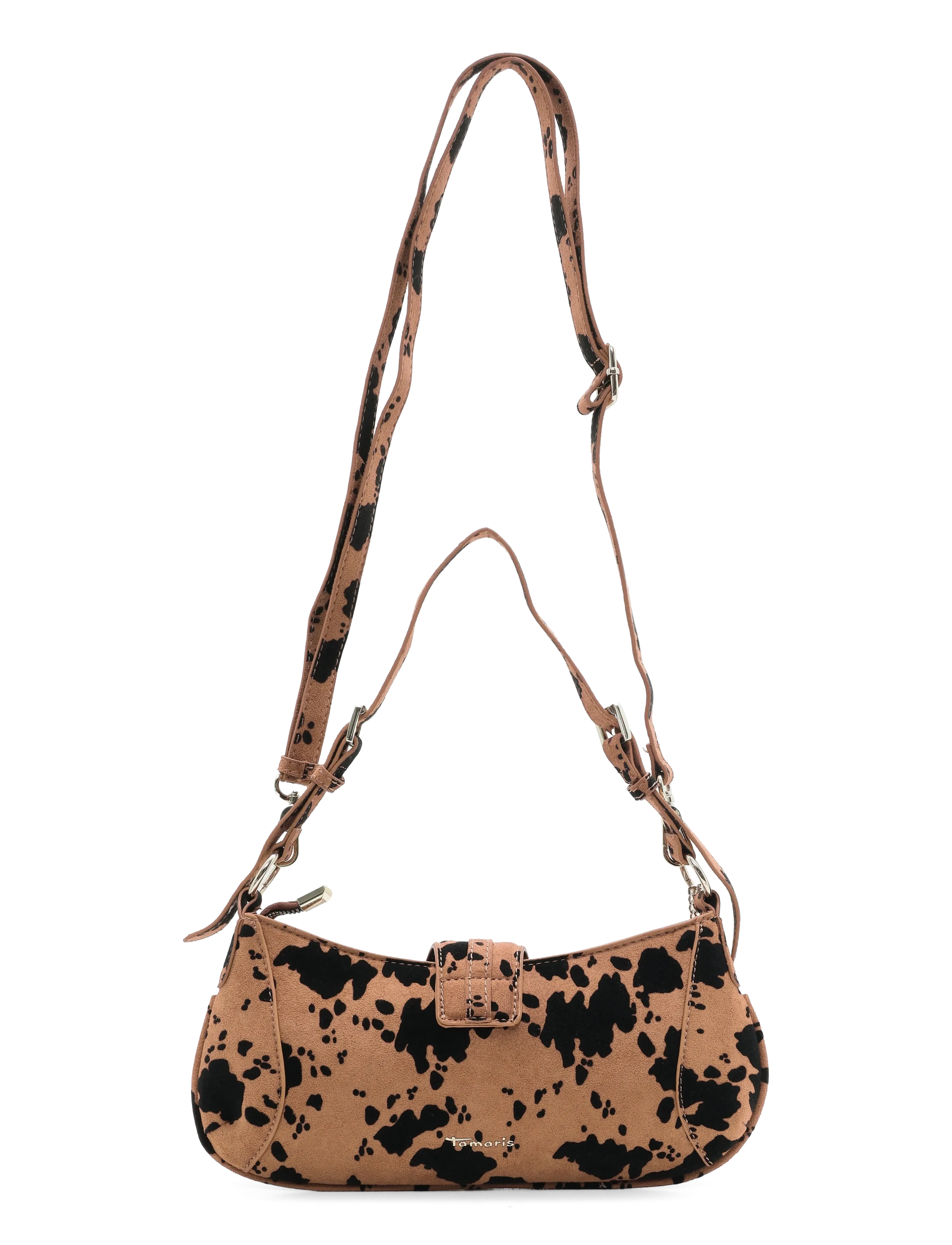 Tamaris Bags TAS Marina Suede - Kotid - COGNAC BLACK / brown