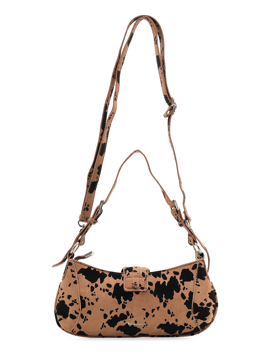 Tamaris Bags - TAS Marina Suede - håndtasker - cognac black - 0