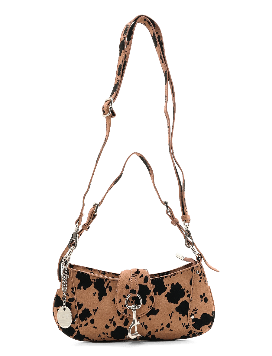Tamaris Bags - TAS Marina Suede - håndtasker - cognac black - 1