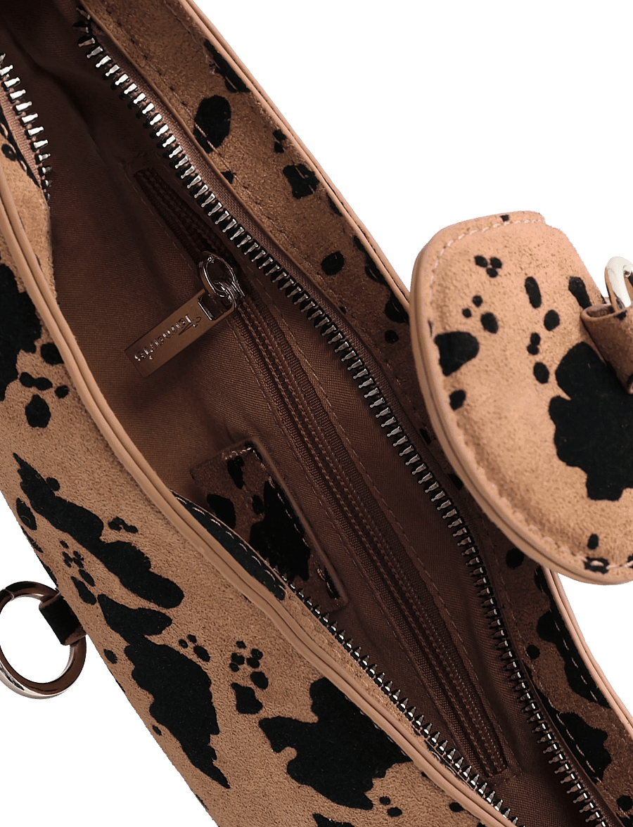 Tamaris Bags - TAS Marina Suede - håndtasker - cognac black - 4