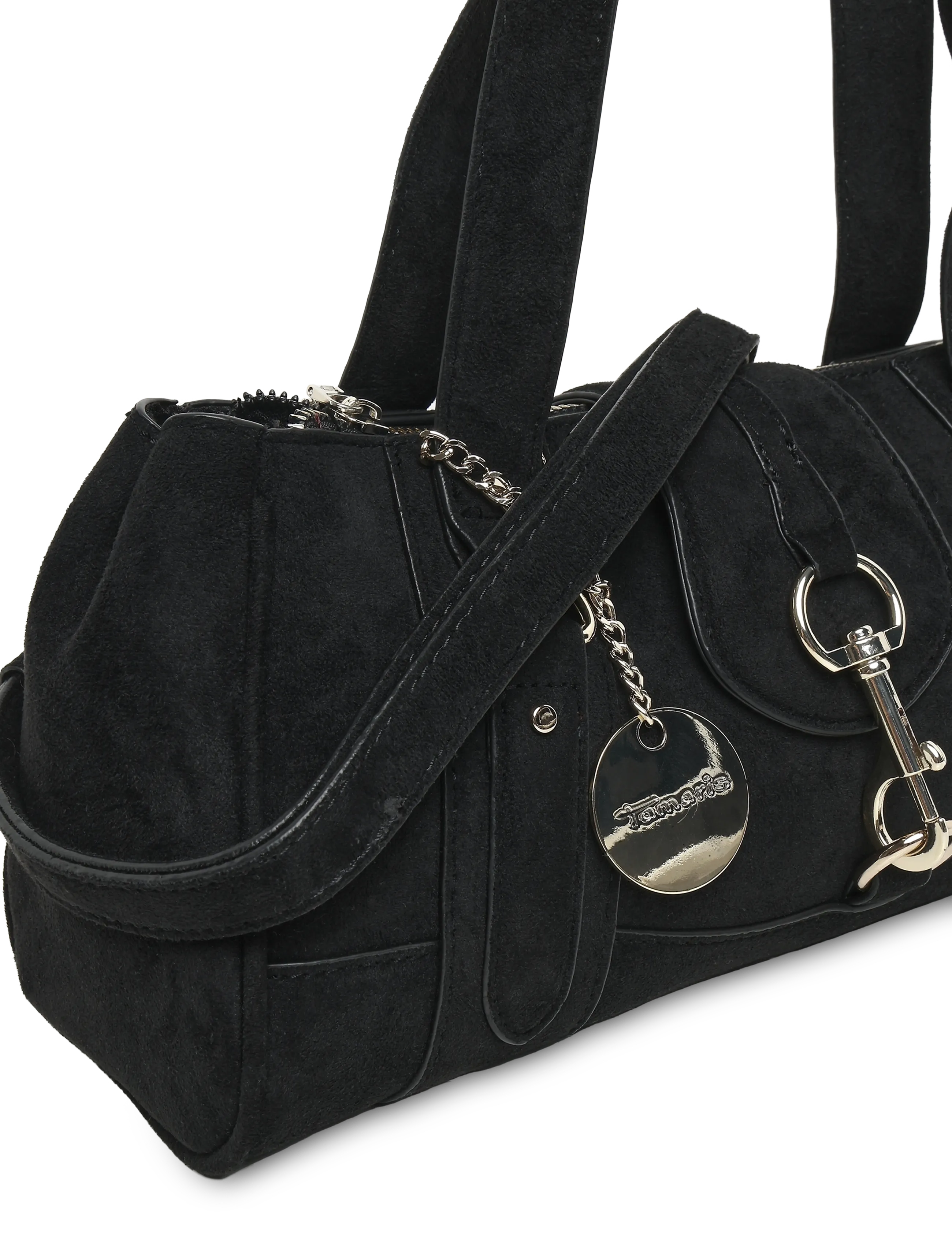 Tamaris Bags - TAS Marina Suede - særlige begivenheder - black - 3