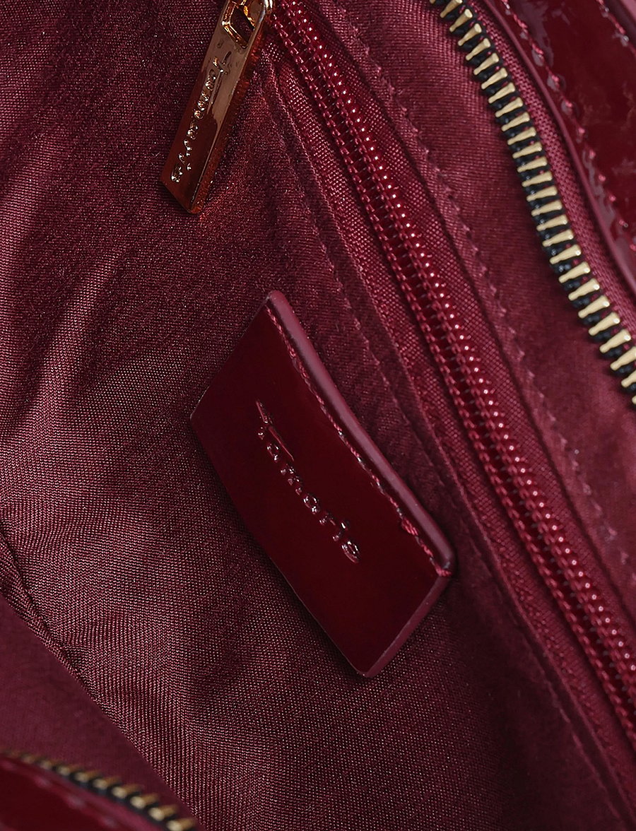 Tamaris Bags - TAS Marina Patent - vardagsstil - wine - 3