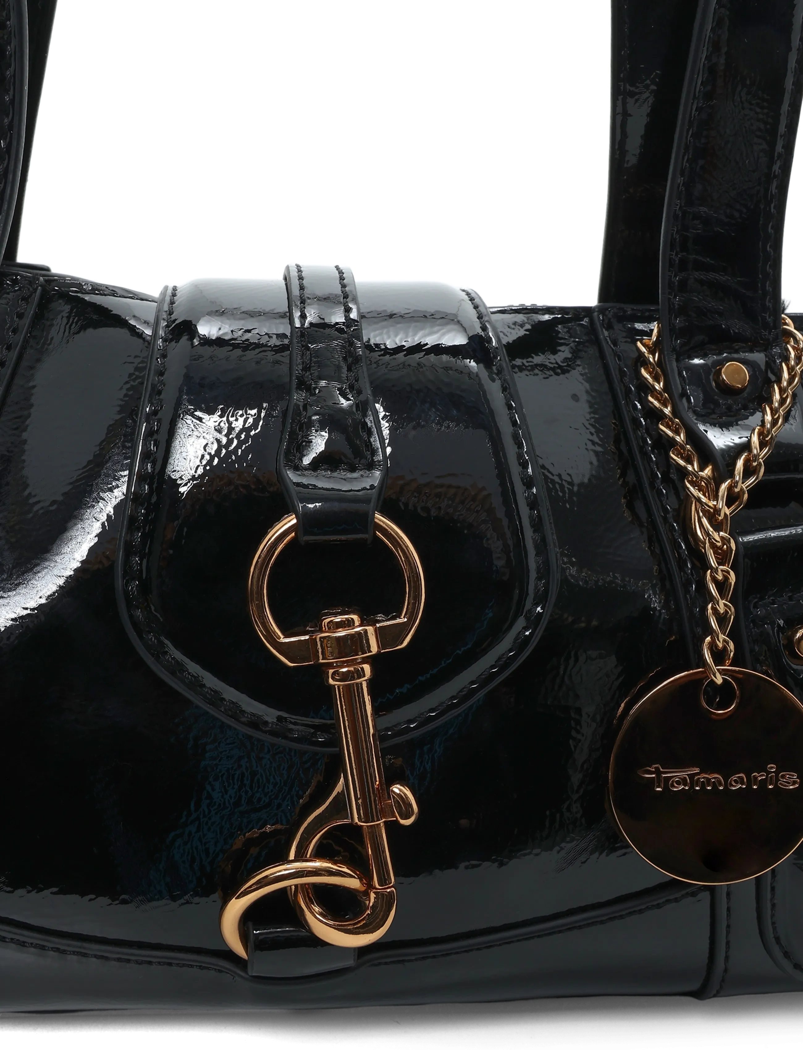 Tamaris Bags - TAS Marina Patent - käekotid - black - 2