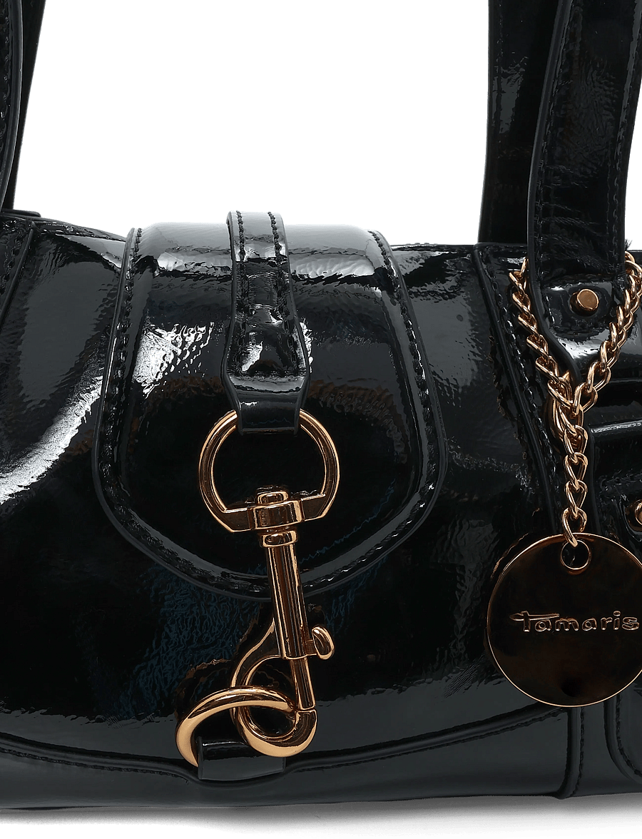 Tamaris Bags - TAS Marina Patent - käekotid - black - 2