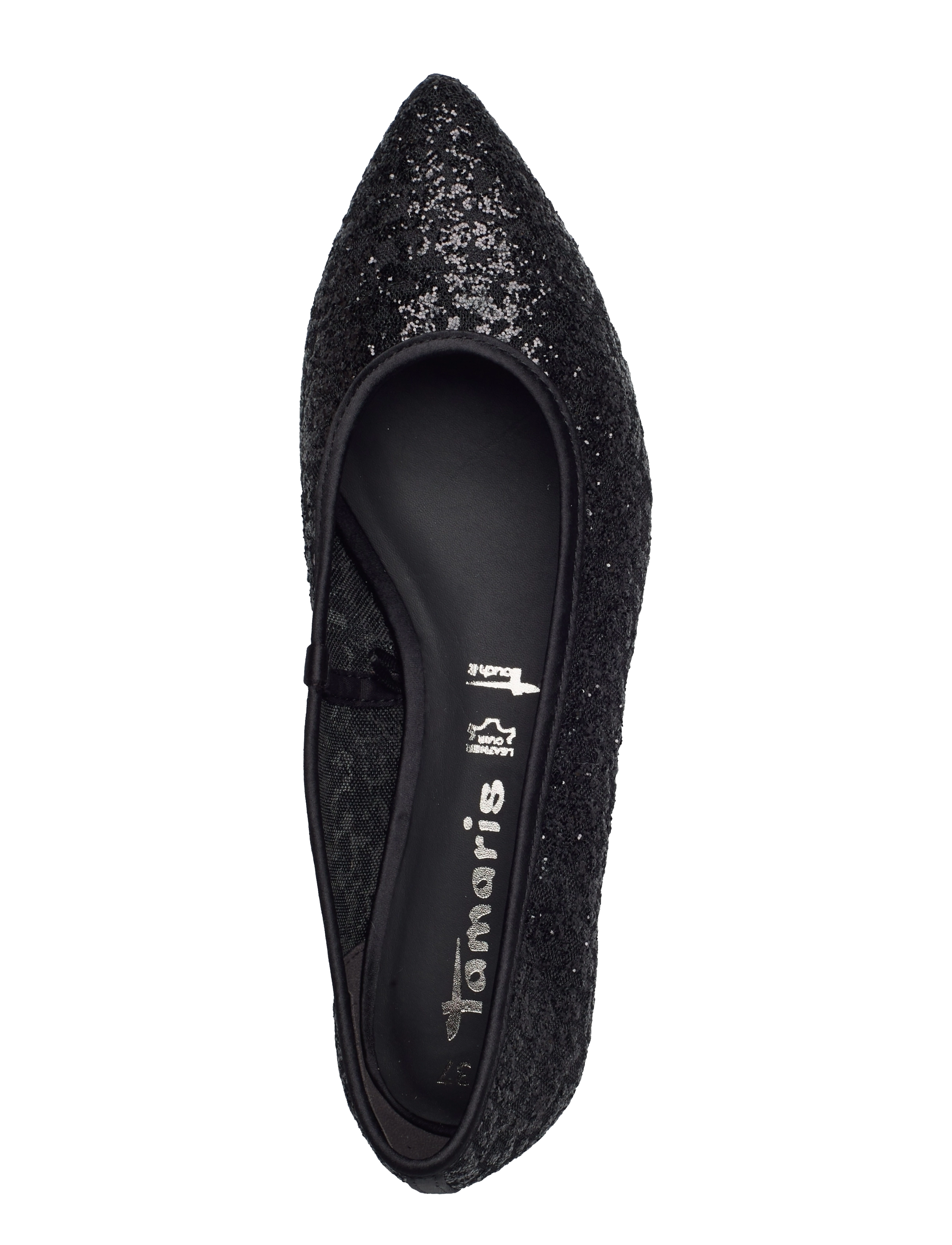 Tamaris - Woms Ballerina - black glam - 3