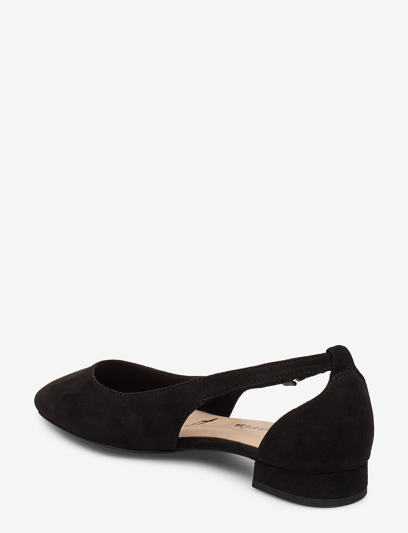 Tamaris - Woms Ballerina - black suede - 2