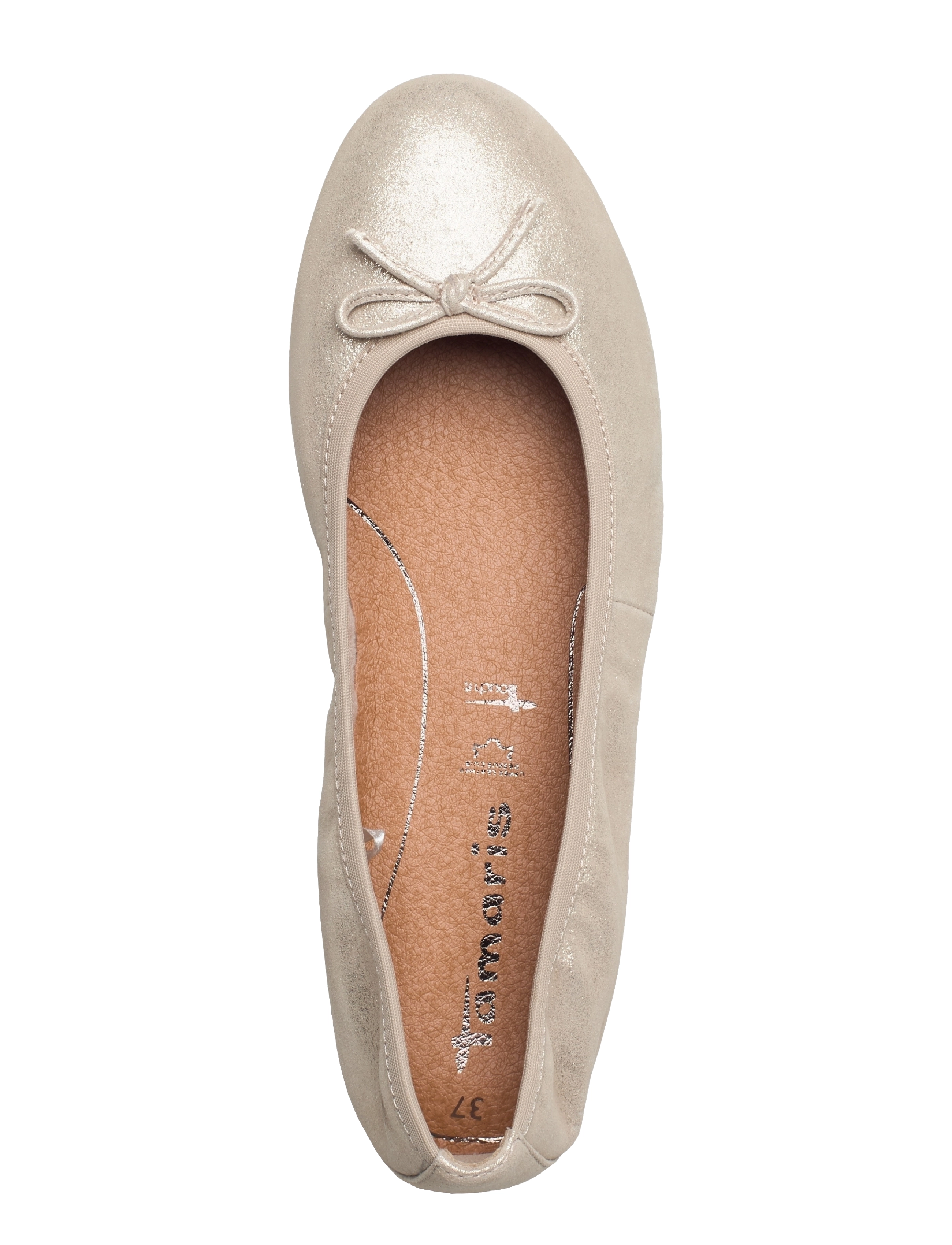 Tamaris - Woms Ballerina - cashm.pea.sued - 3