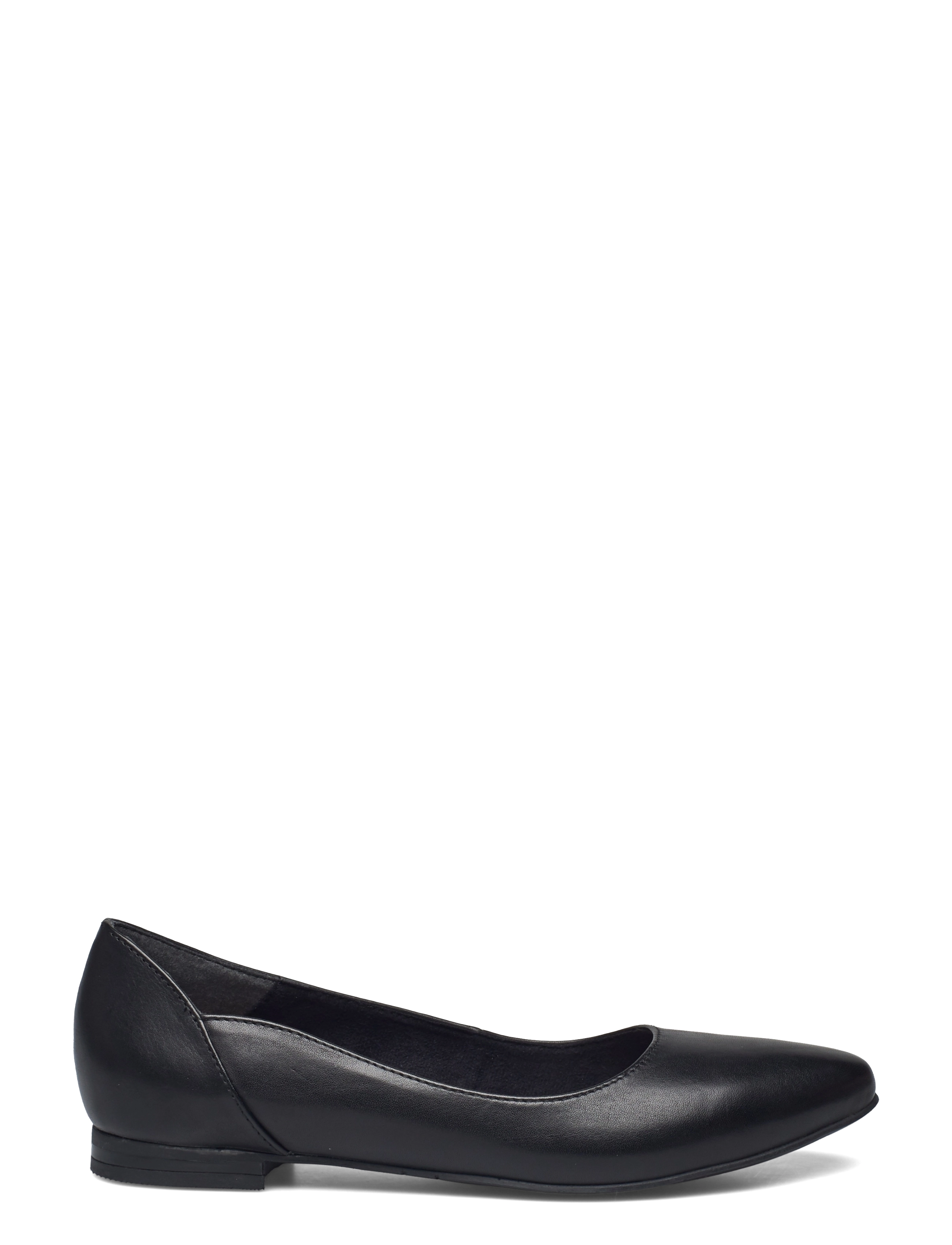 Tamaris - Woms Ballerina - black leather - 1