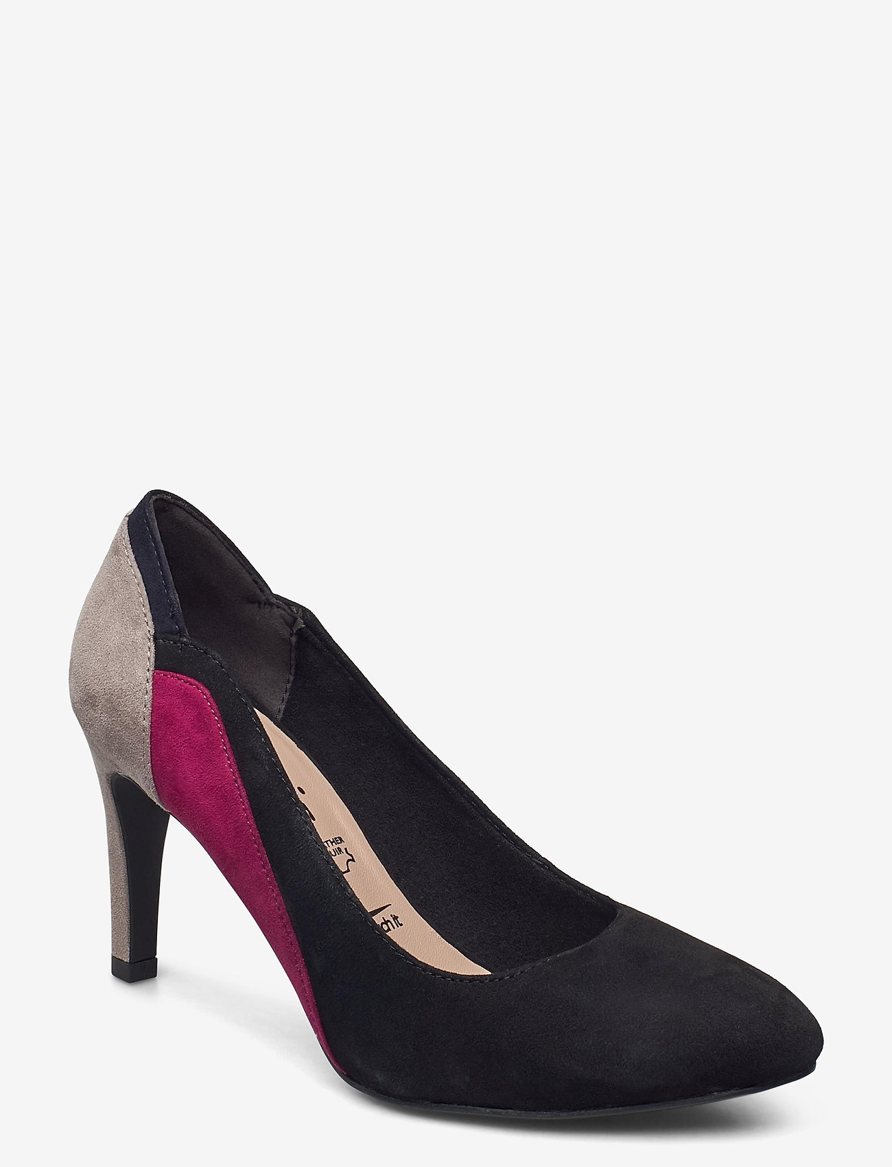 Tamaris - Woms Court Shoe - black comb - 0