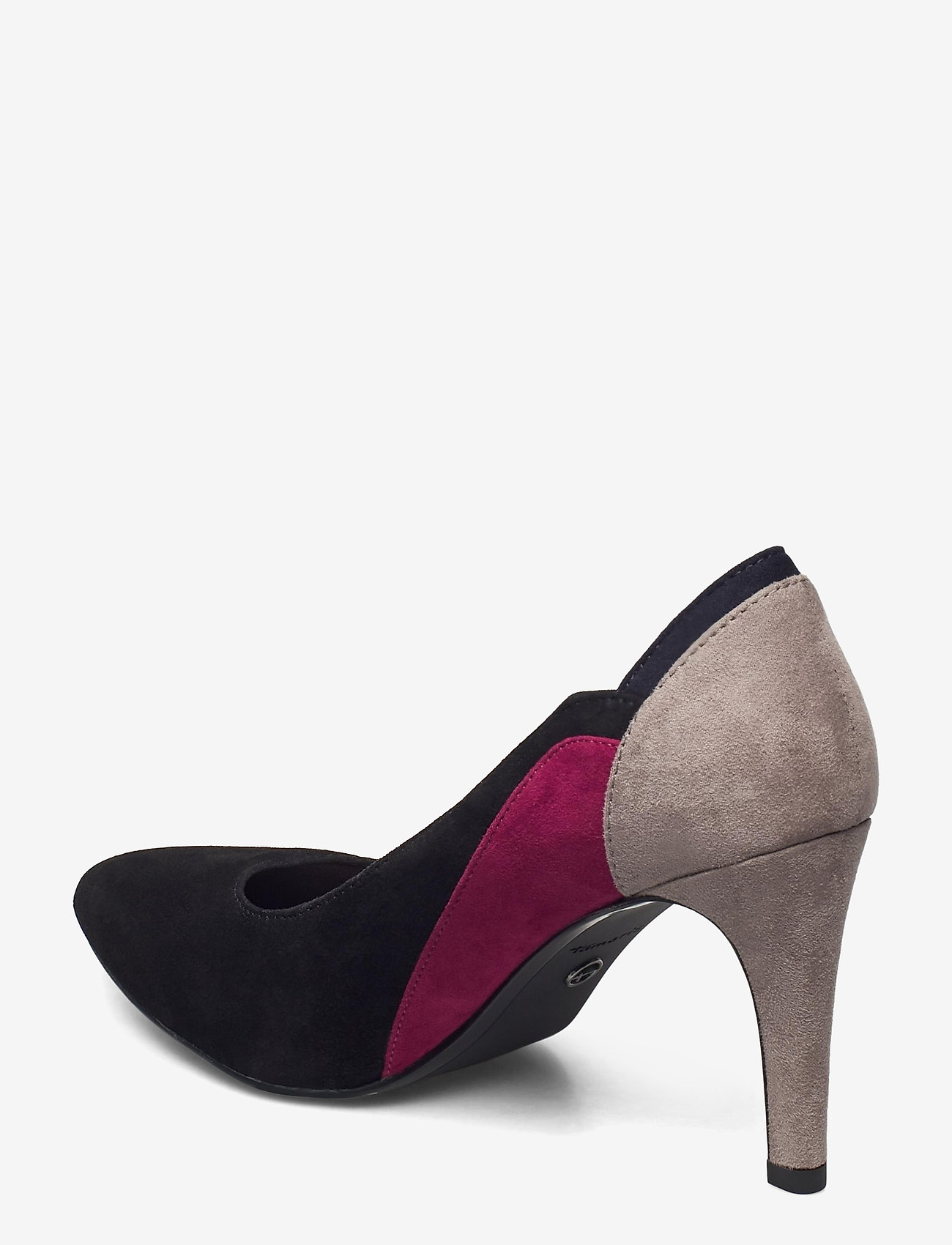 Tamaris - Woms Court Shoe - black comb - 2