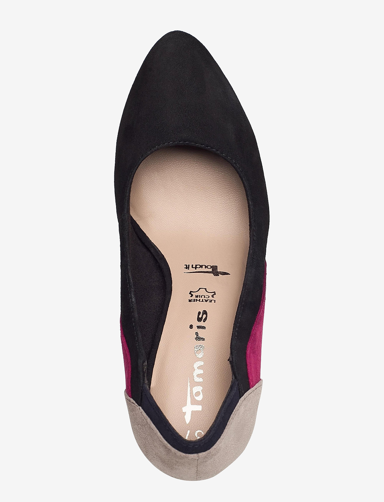 Tamaris - Woms Court Shoe - black comb - 3