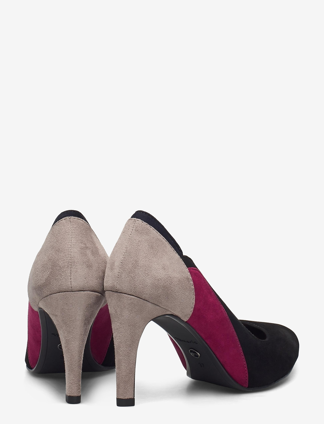 Tamaris - Woms Court Shoe - black comb - 4