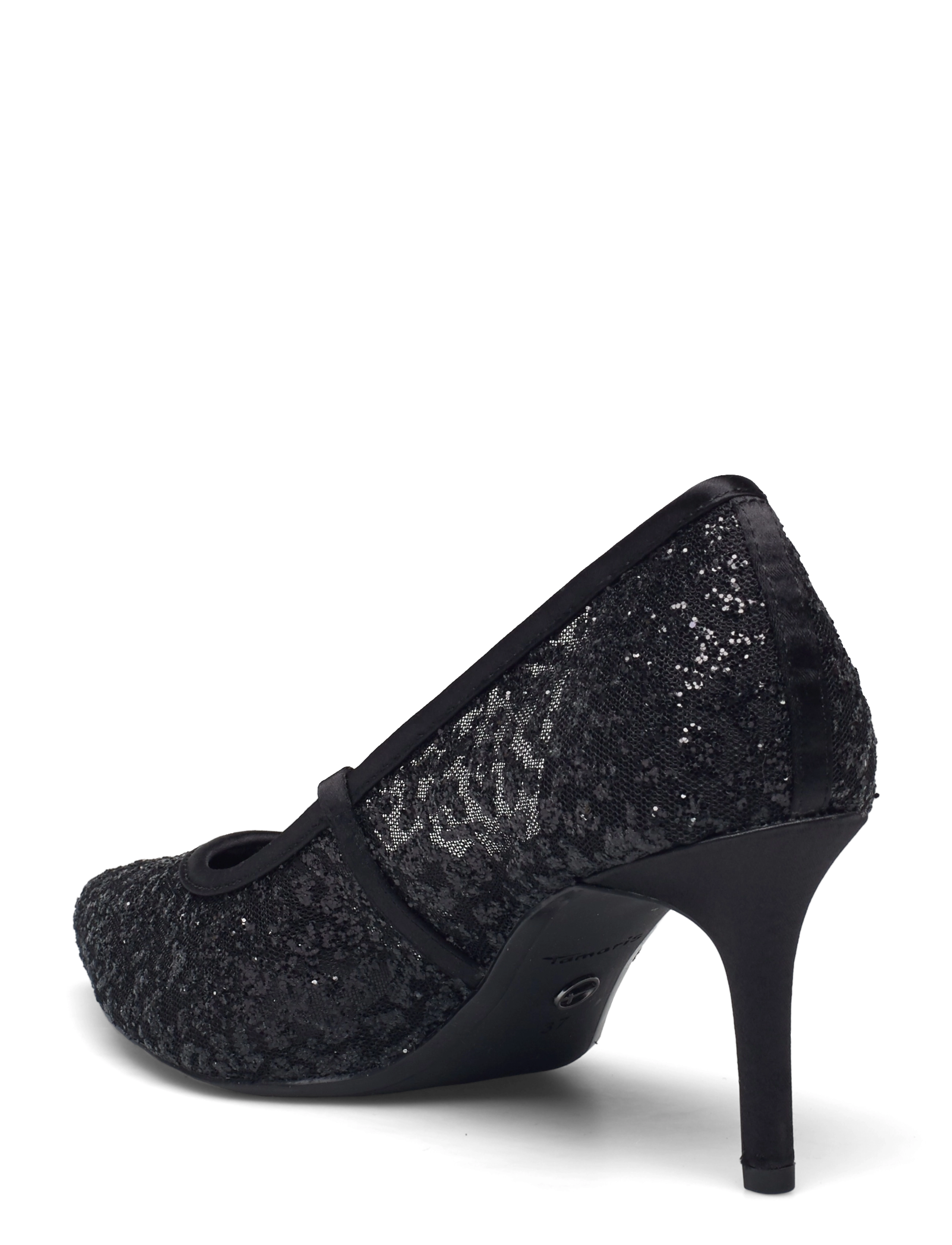 Tamaris - Woms Court Shoe - black glam - 2