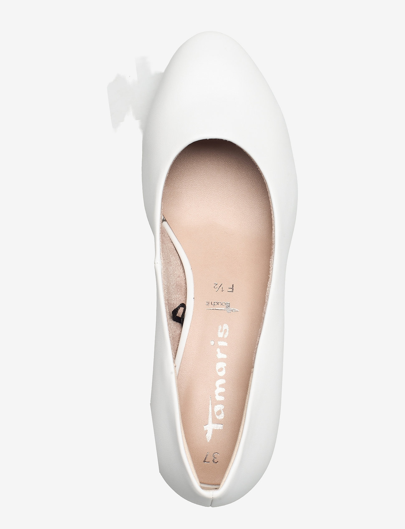 Tamaris - Woms Court Shoe - white matt - 3