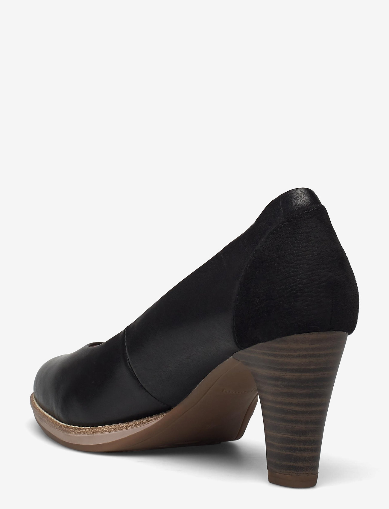 Tamaris - Woms Court Shoe - black leather - 2