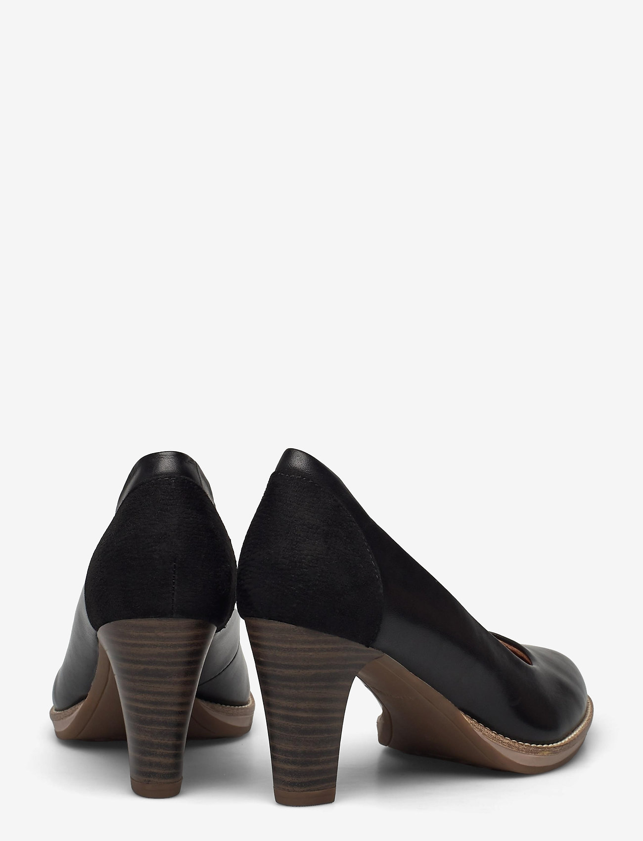 Tamaris - Woms Court Shoe - black leather - 4