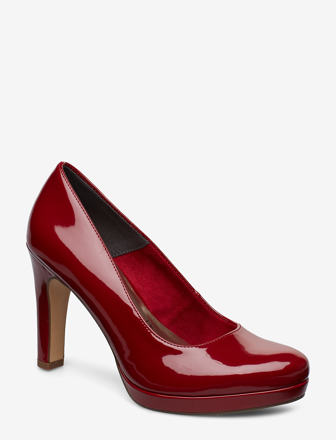 Tamaris - Woms Court Shoe - scarlet patent - 0
