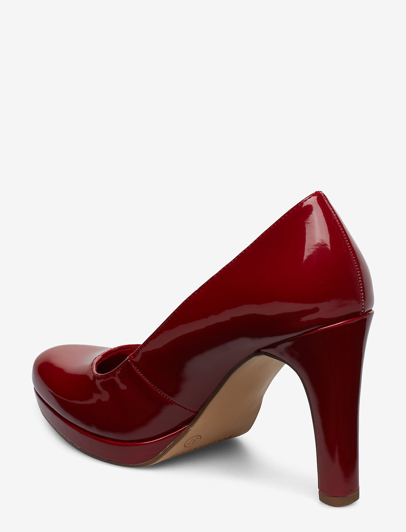 Tamaris - Woms Court Shoe - scarlet patent - 2