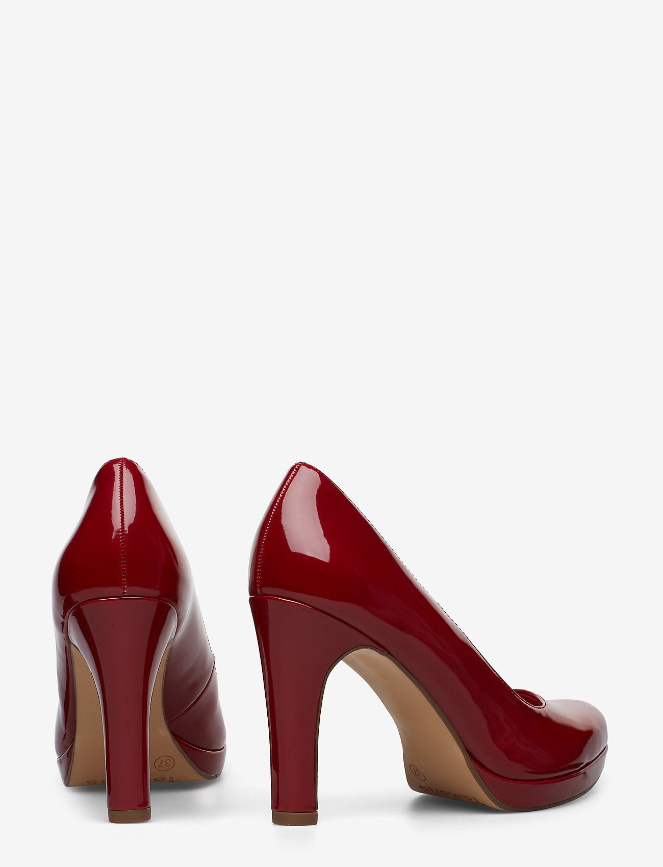 Tamaris - Woms Court Shoe - scarlet patent - 4