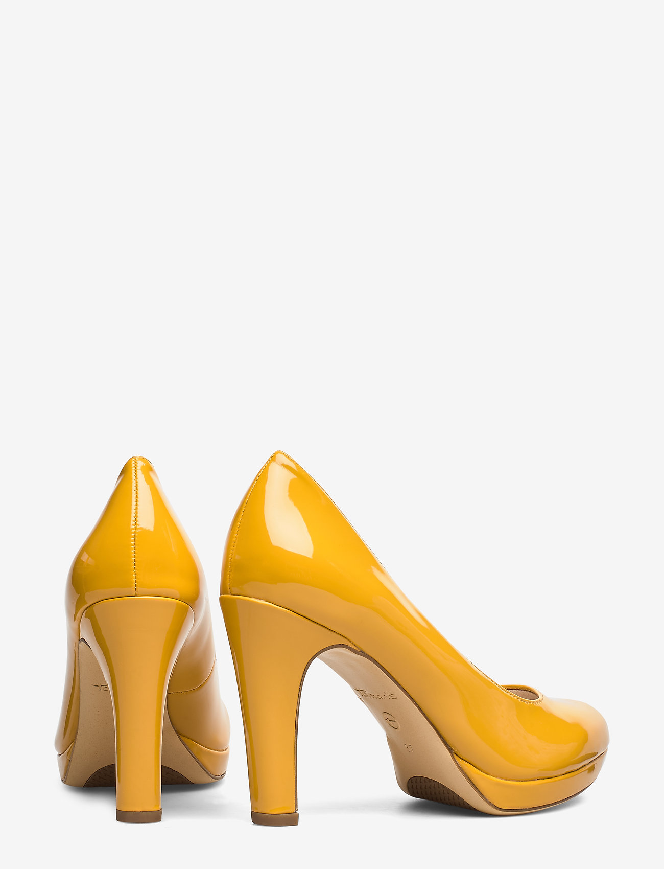Tamaris - Woms Court Shoe - saffron patent - 4