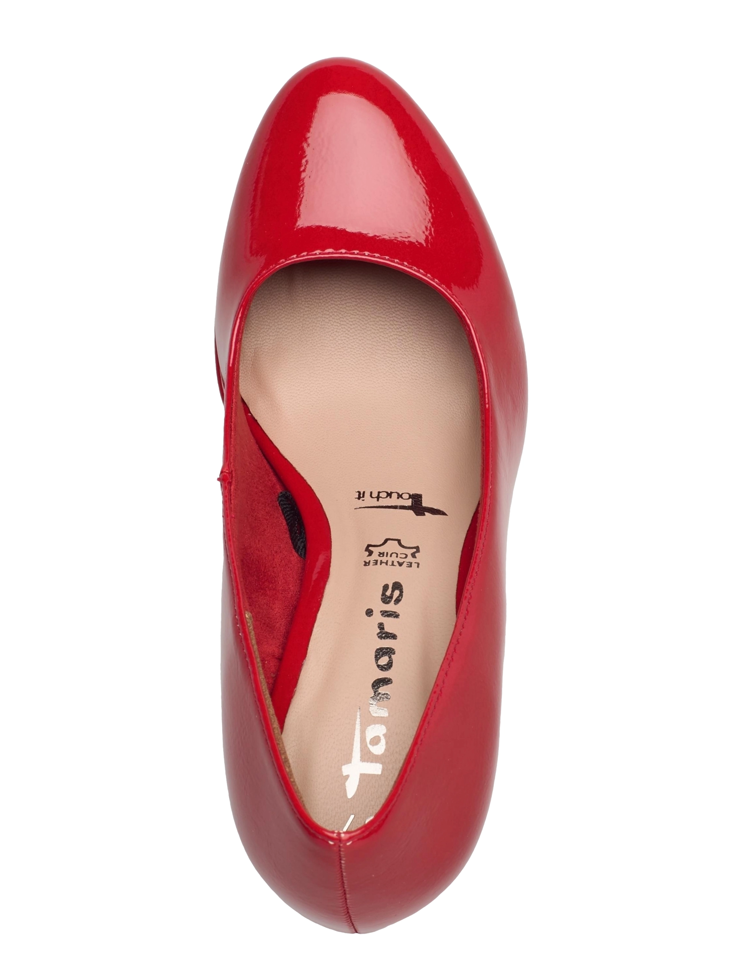 Tamaris - Woms Court Shoe - chili patent - 2