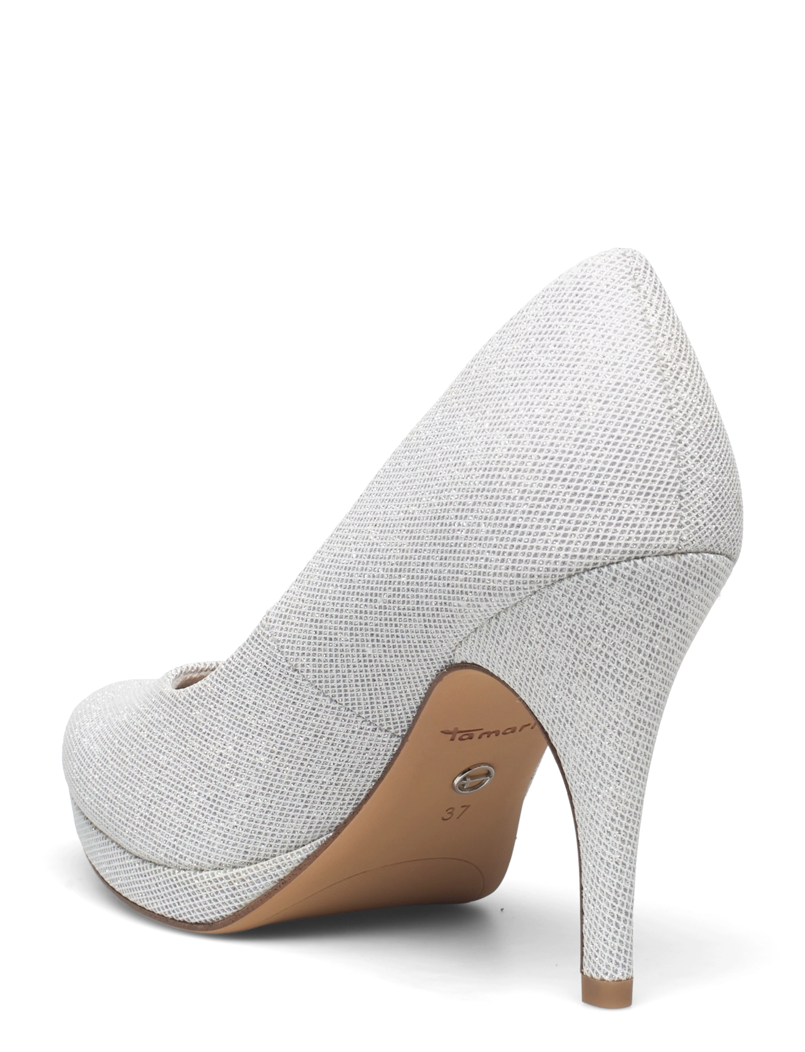 Tamaris - Woms Court Shoe - silver glam - 2