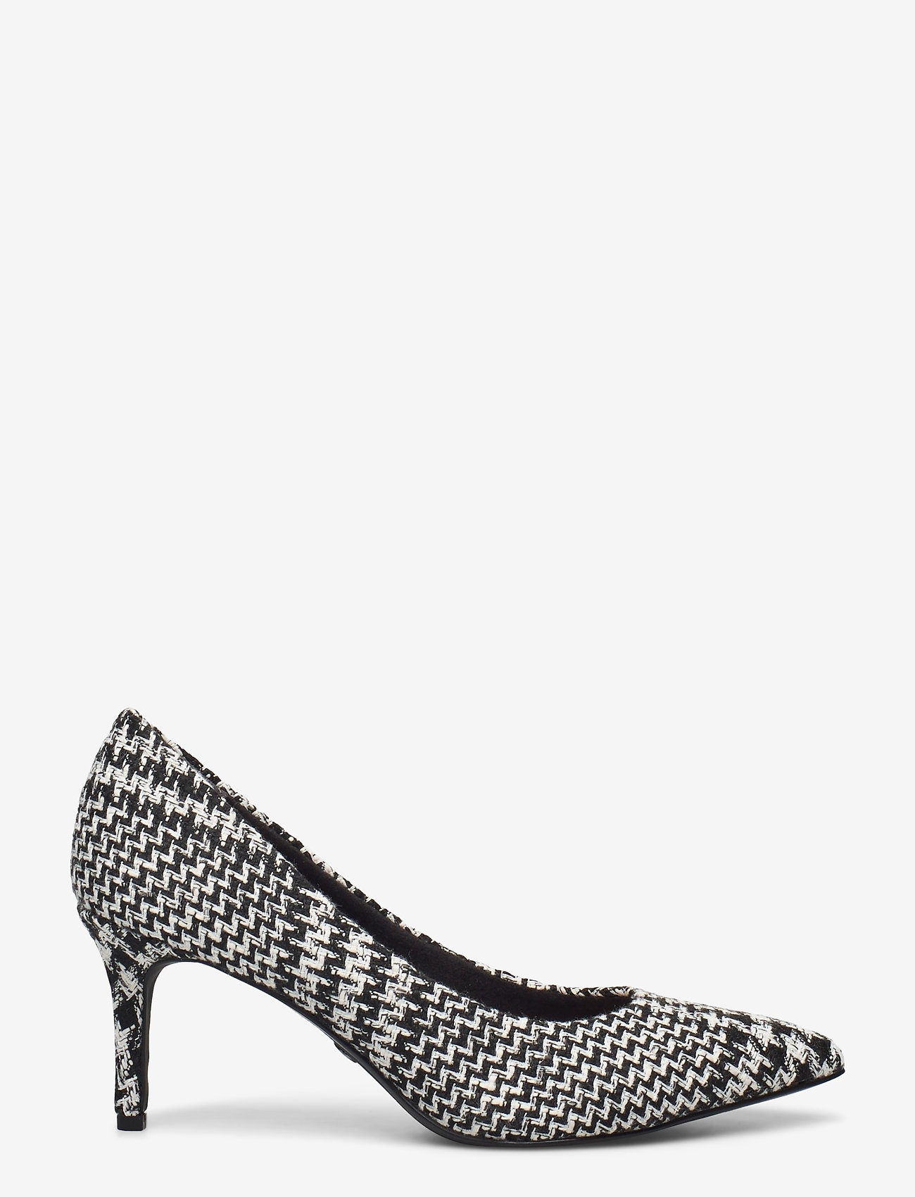 Tamaris - Woms Court Shoe - blk/white str. - 1