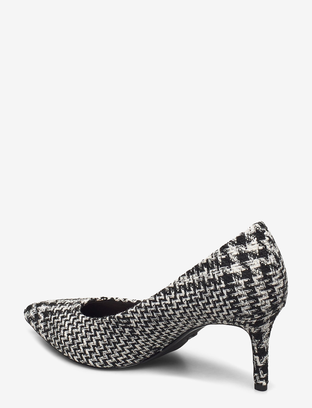 Tamaris - Woms Court Shoe - blk/white str. - 2