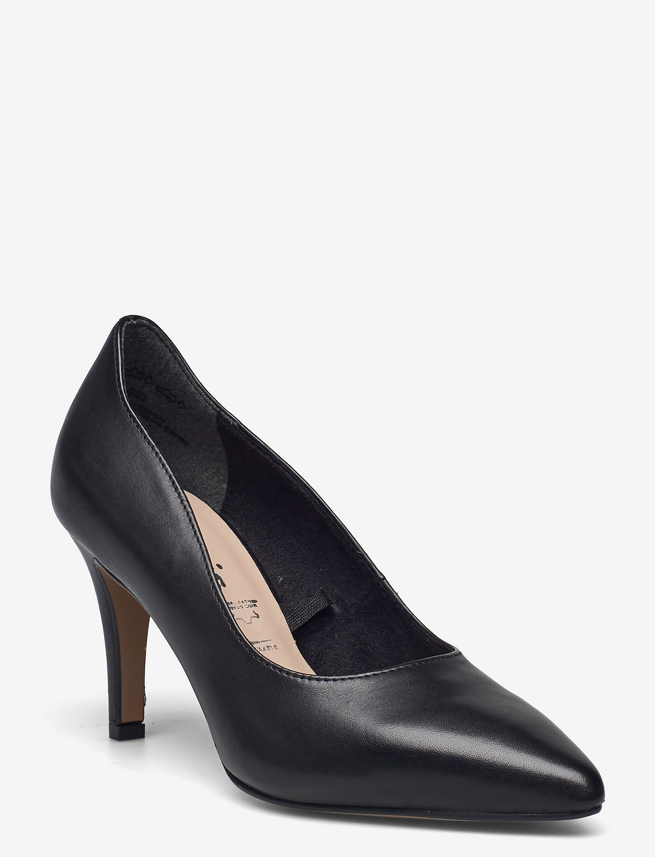 Tamaris - Woms Court Shoe - black leather - 0