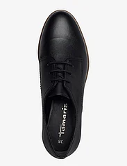 Tamaris - Woms Lace-up - zempapēžu apavi - black leather - 3