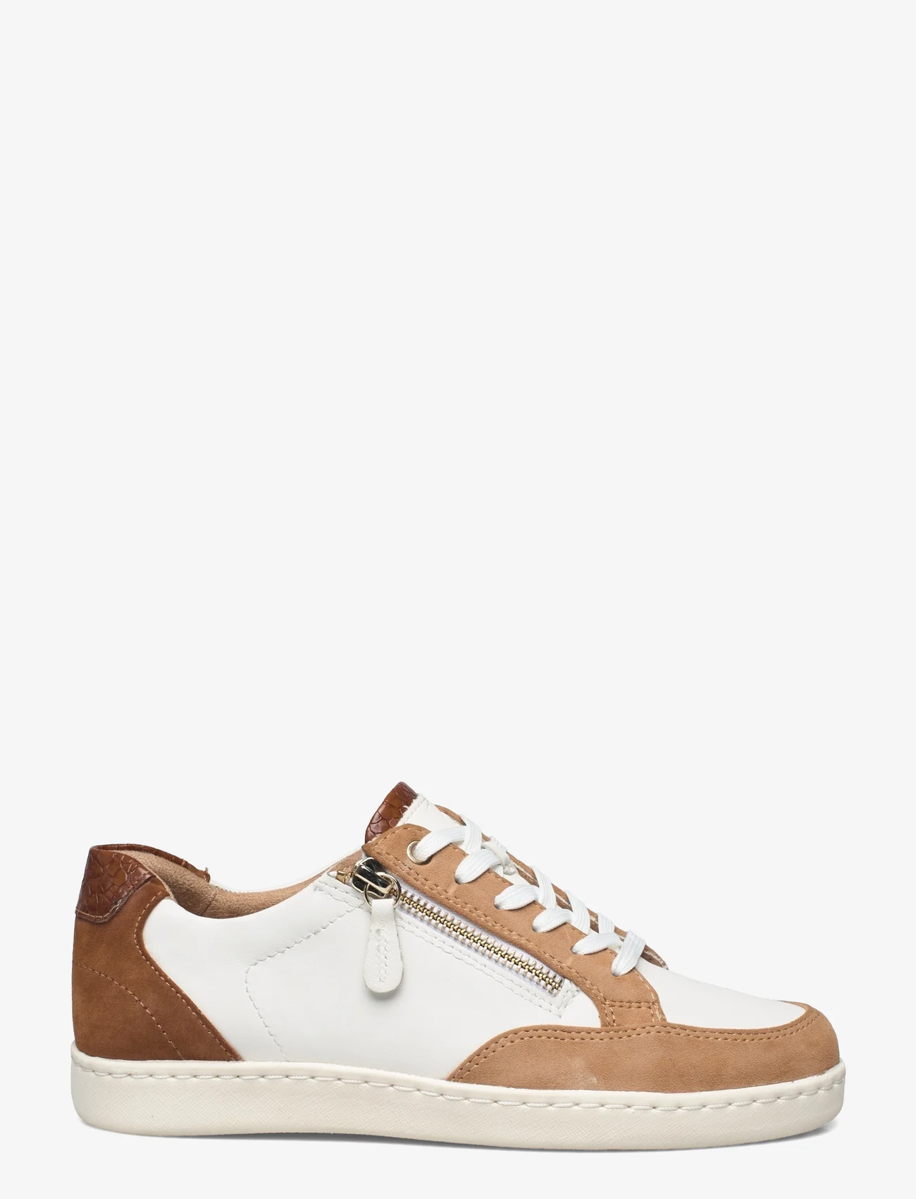 Tamaris - Woms Lace-up - niedrige sneakers - wht/almond com - 1