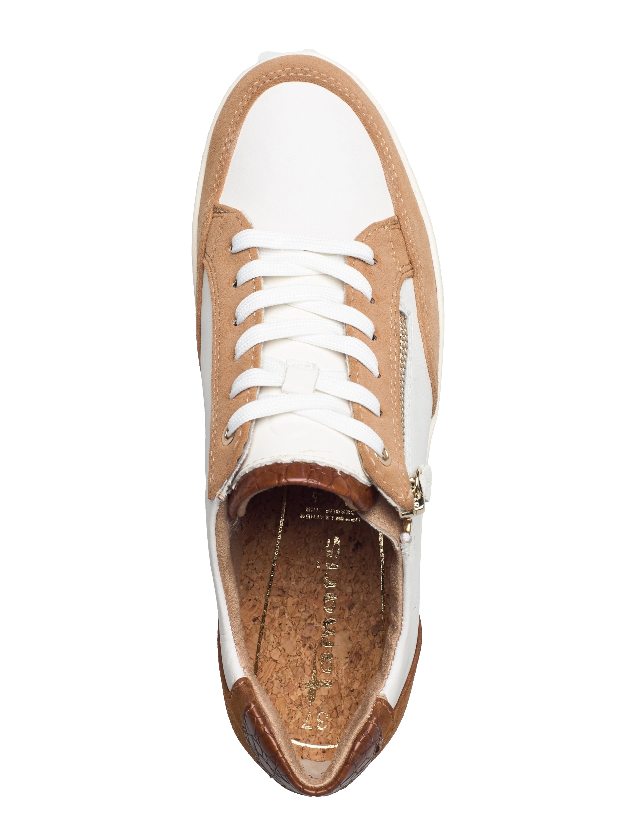 Tamaris - Woms Lace-up - wht/almond com - 3