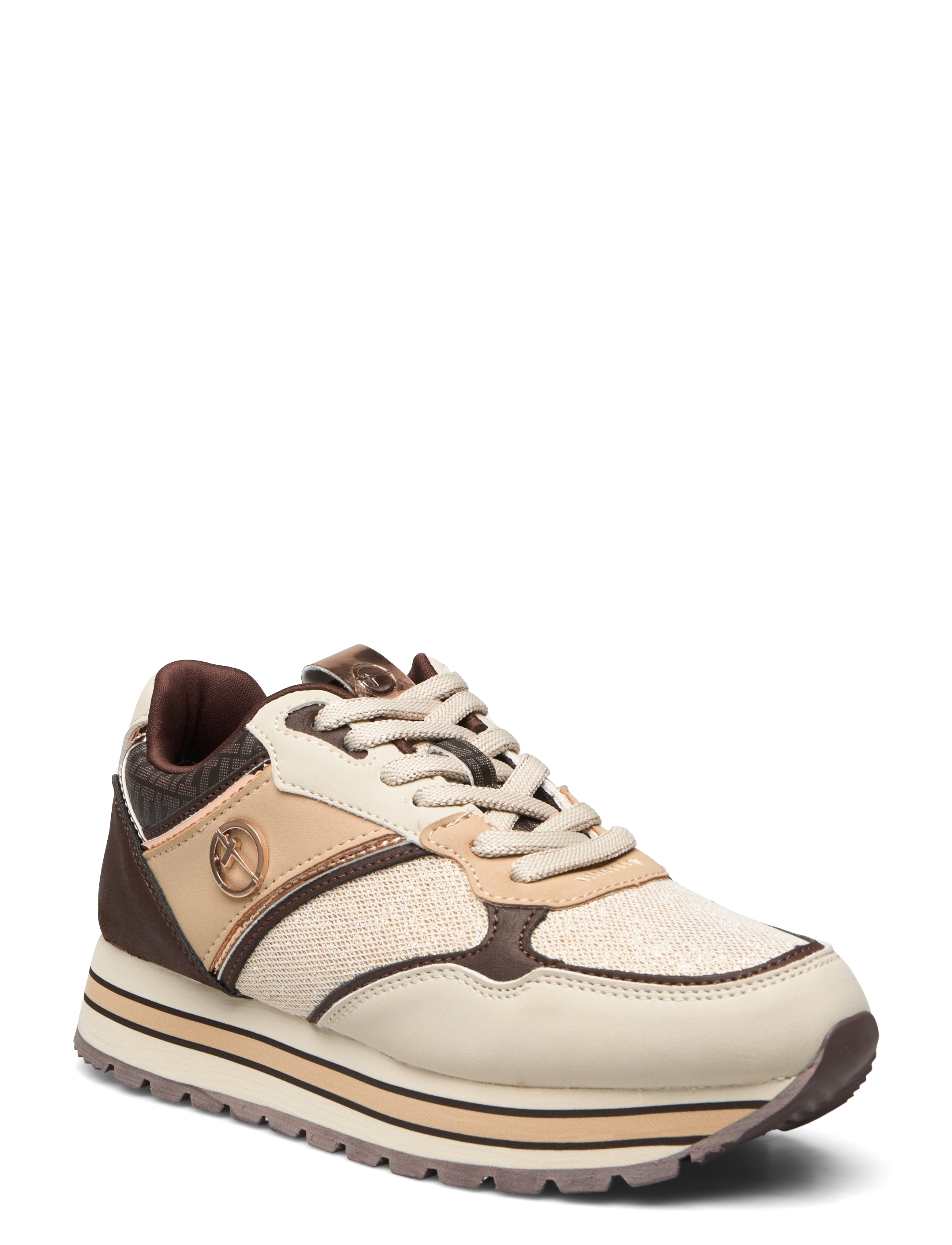 Woms Lace-up - CHOCOLATE COMB