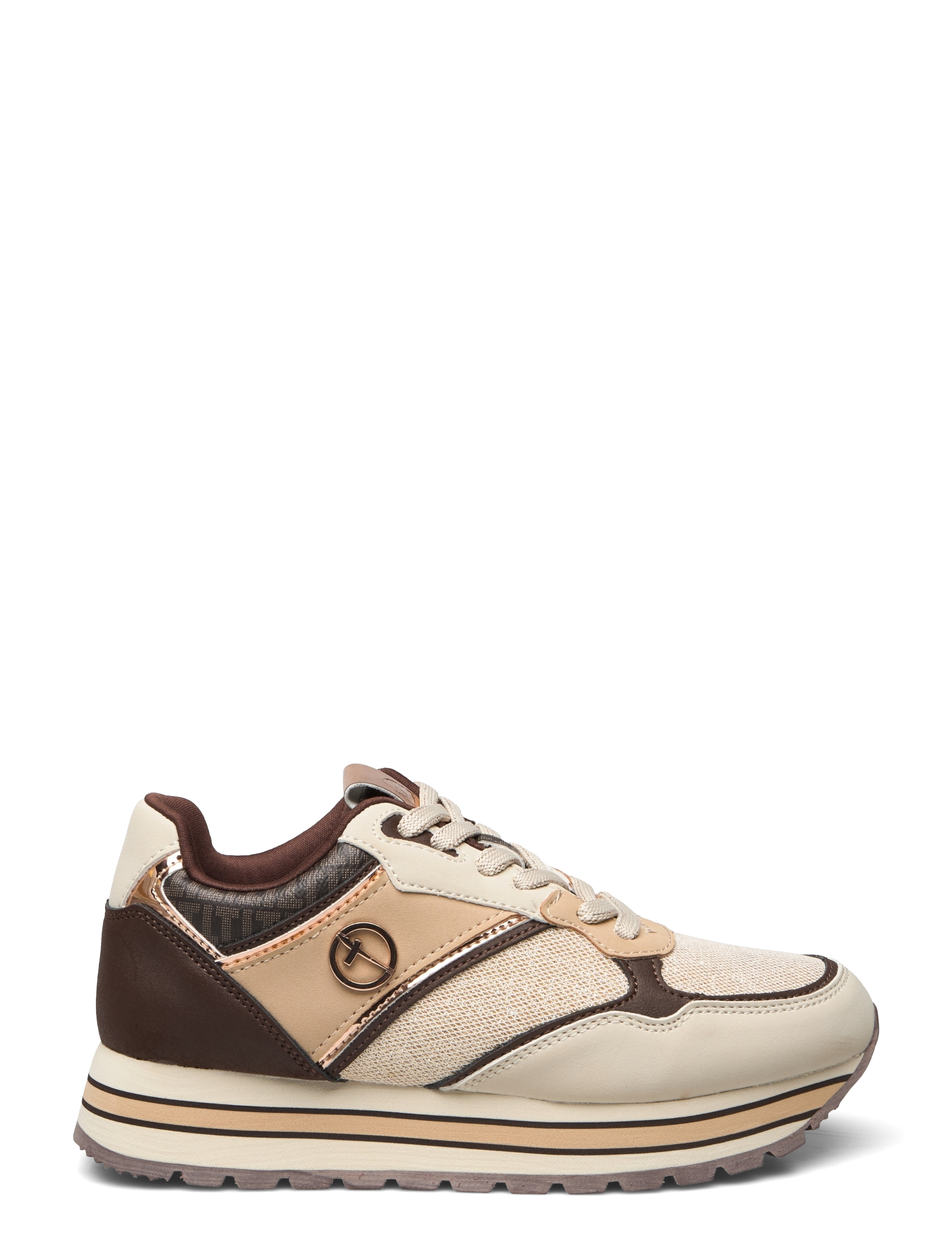 Tamaris - Woms Lace-up - chocolate comb - 1