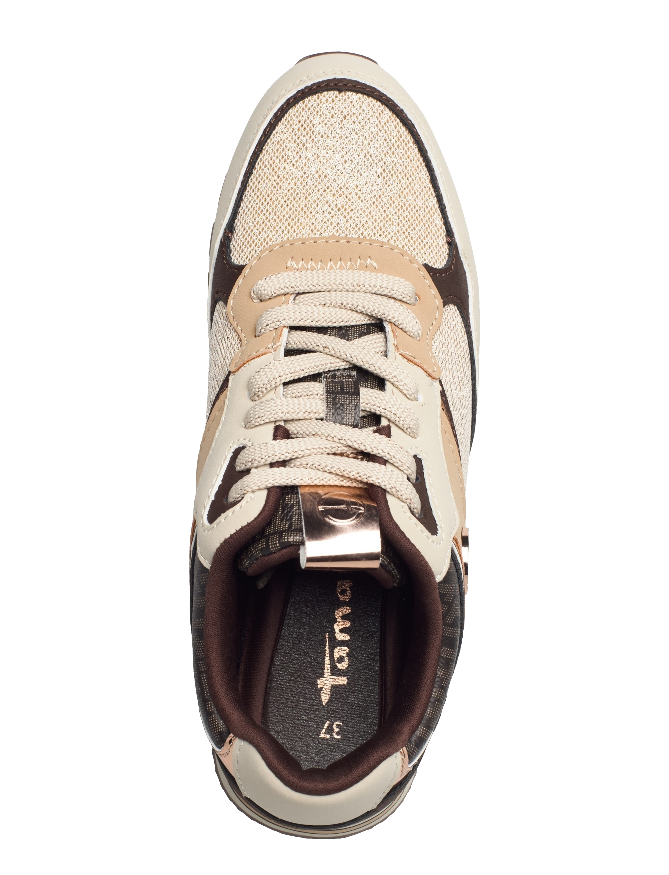 Tamaris - Woms Lace-up - chocolate comb - 3