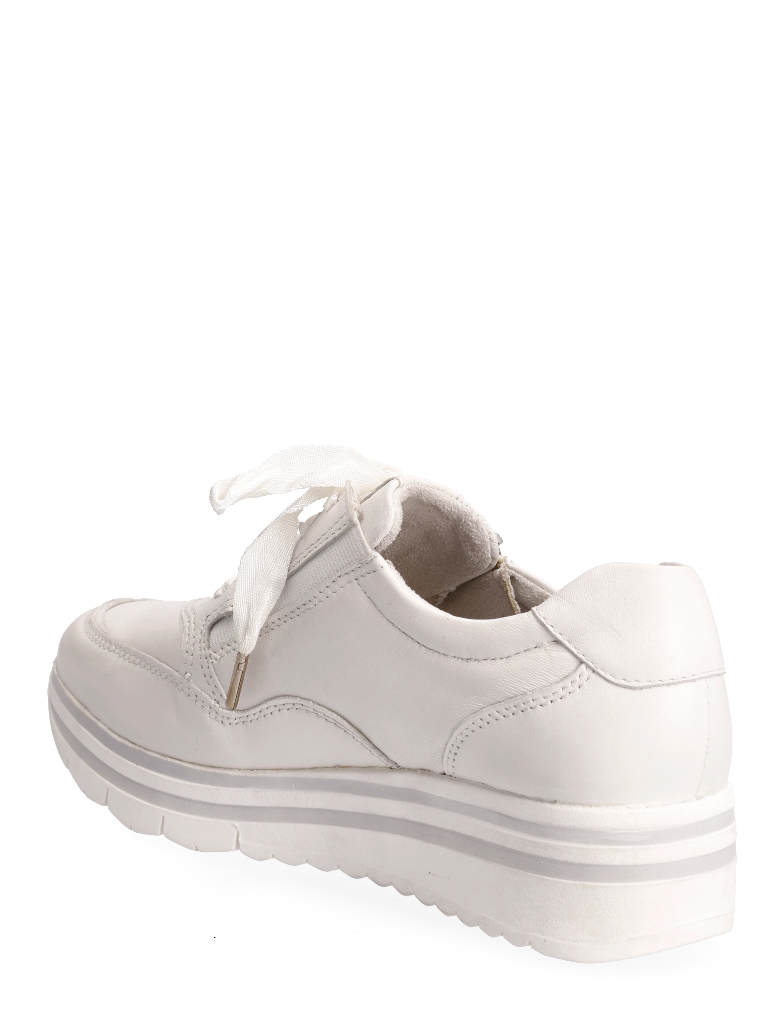 Tamaris - Woms Lace-up - white leather - 2