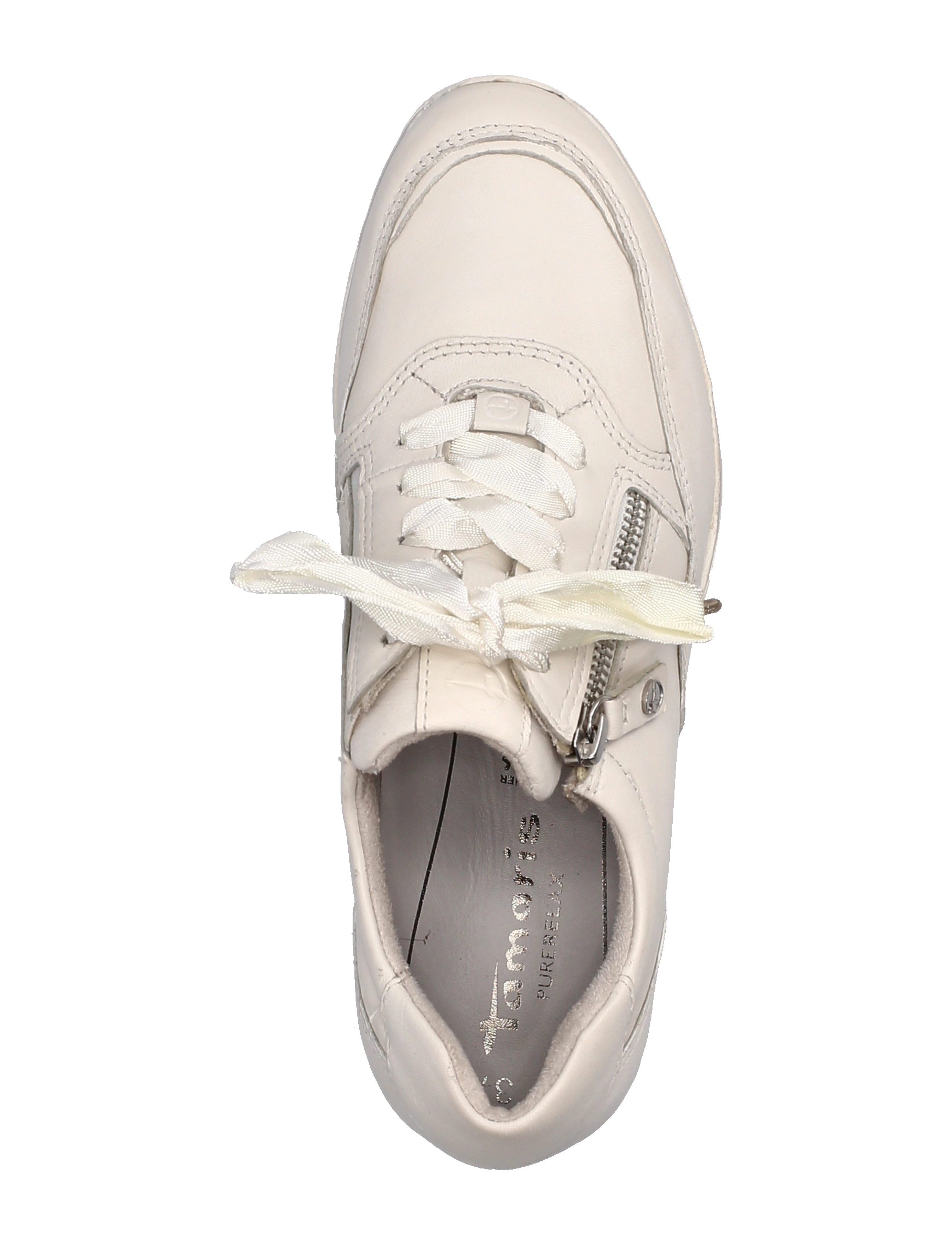 Tamaris - Woms Lace-up - white leather - 3