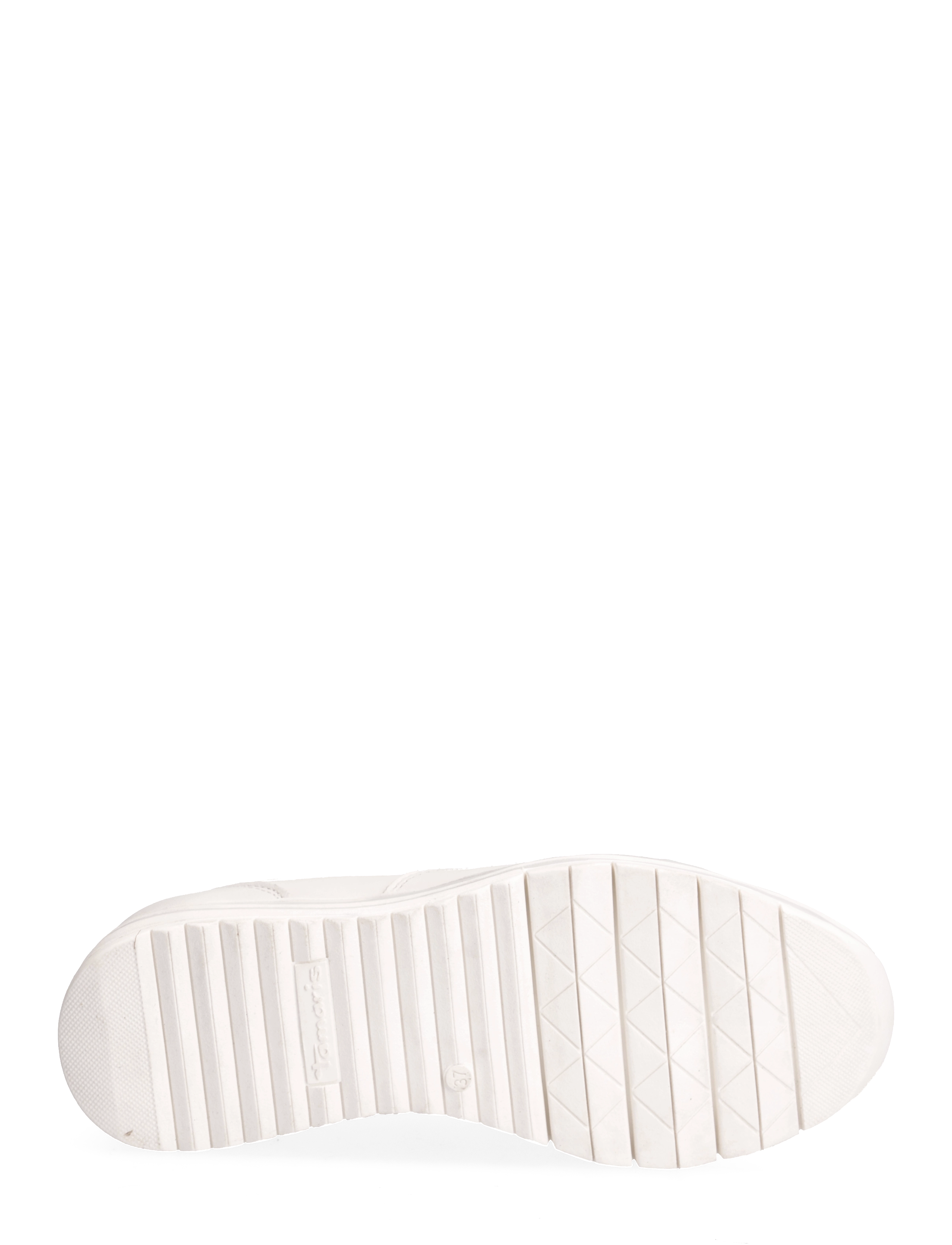 Tamaris - Woms Lace-up - white leather - 4
