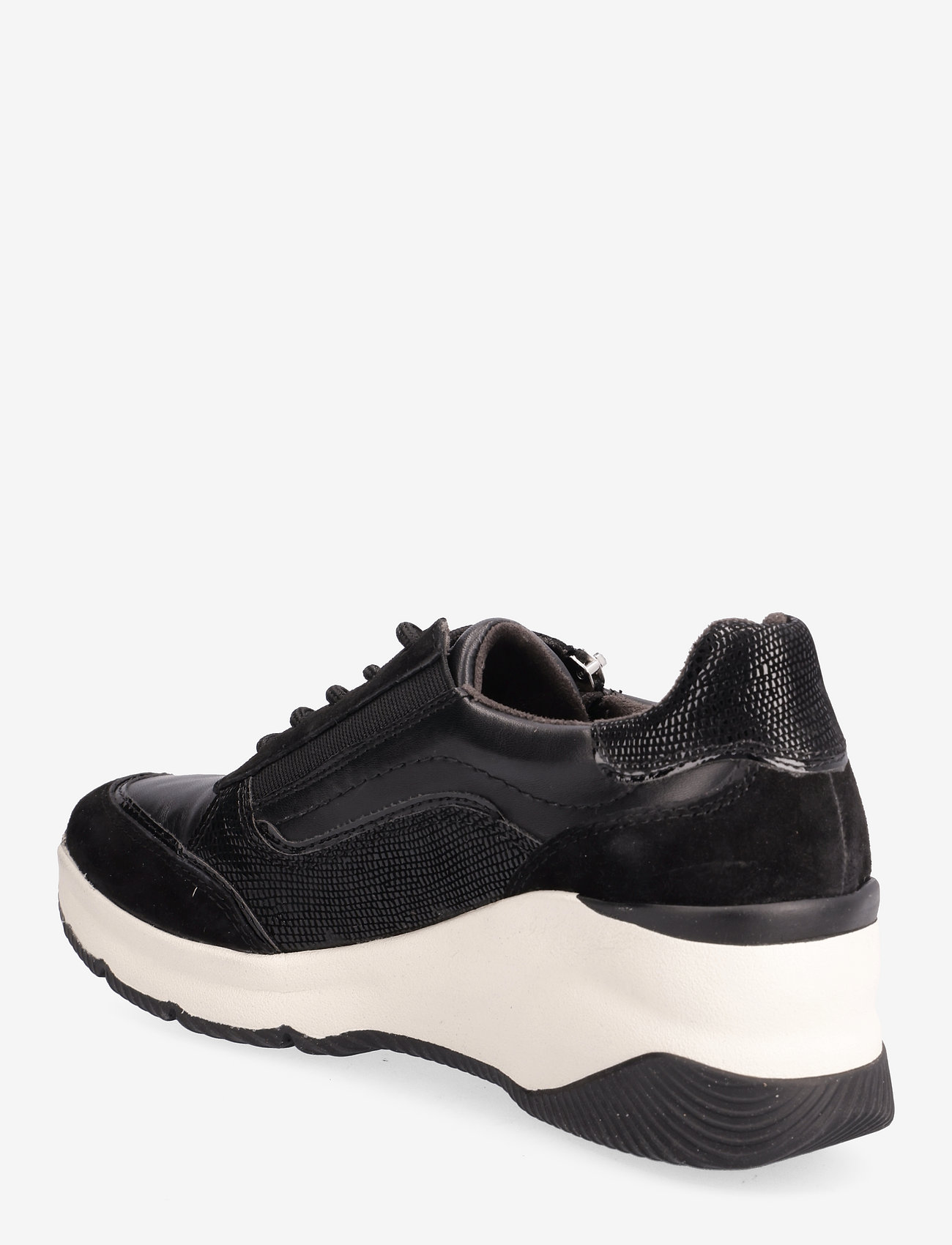 Tamaris - Woms Lace-up - blk/blk struct - 2