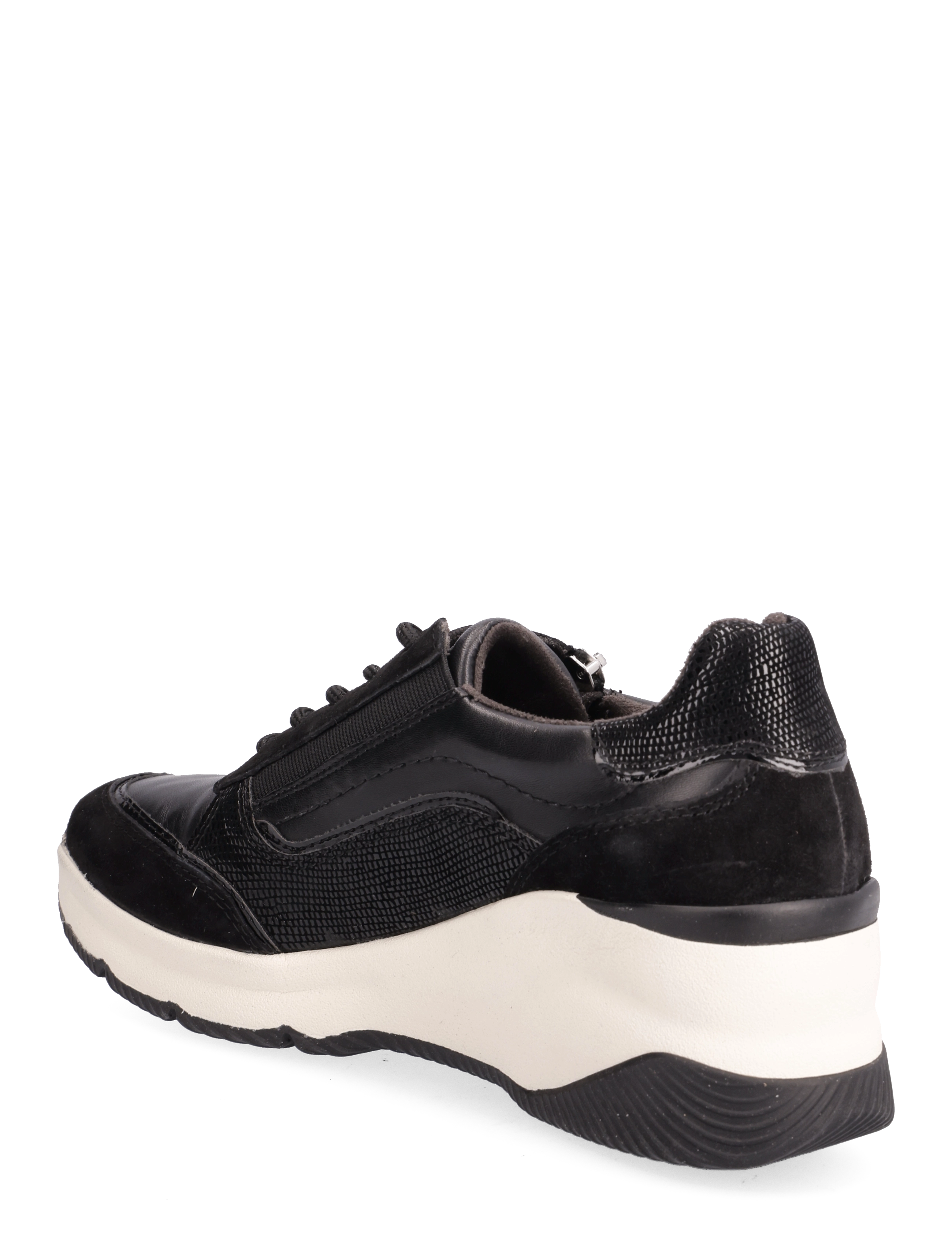 Tamaris - Woms Lace-up - blk/blk struct - 2
